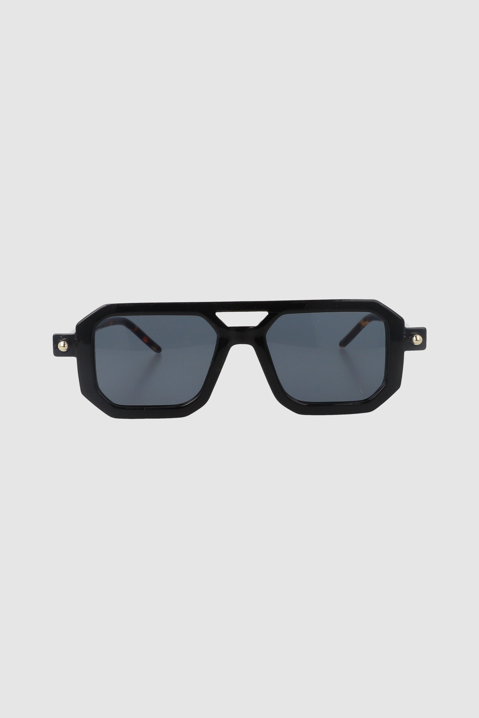 Lentes Aviador Retro Geometrico NEGRO