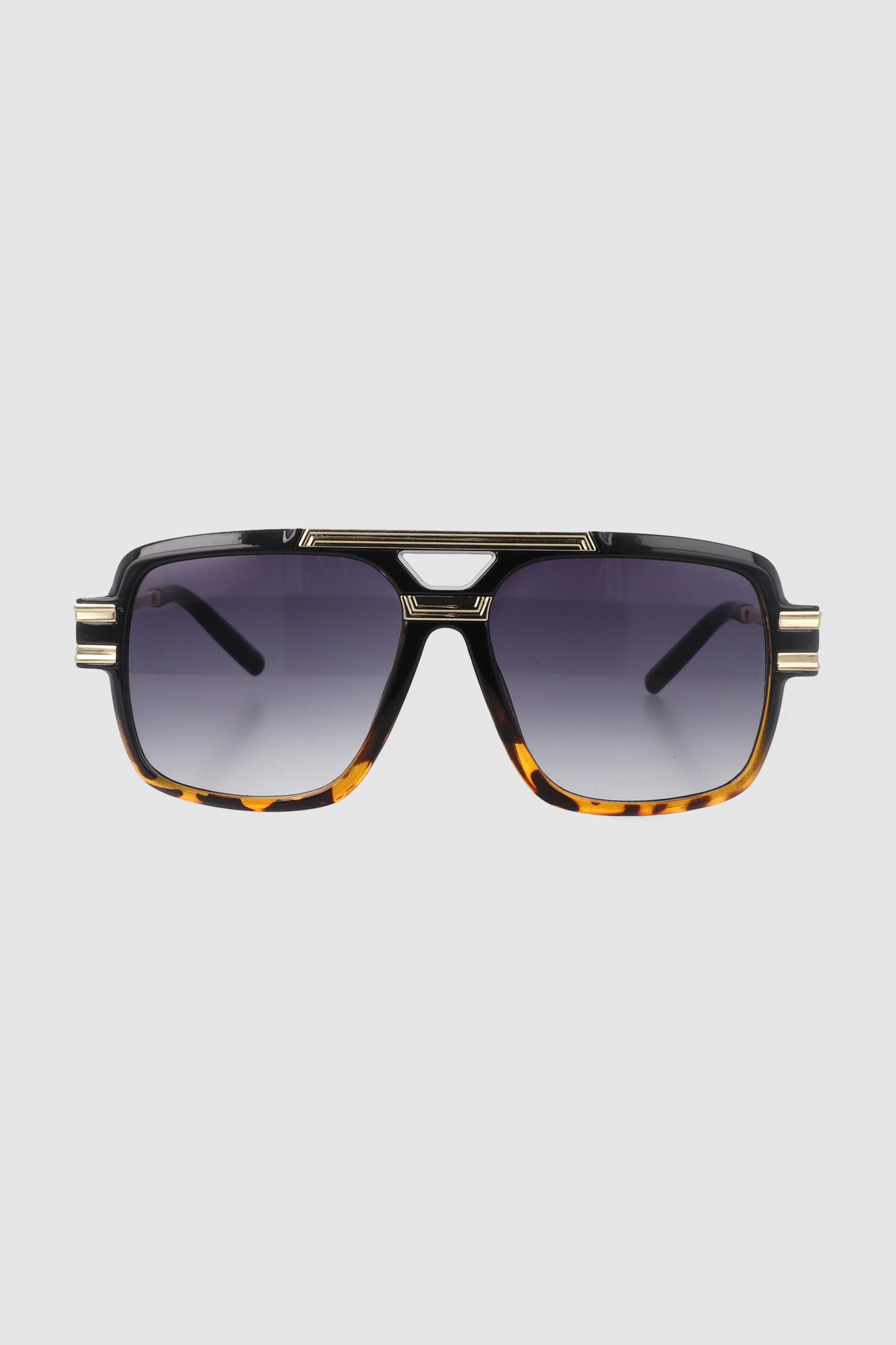 Lentes Aviador Brazo Metalico CAFE