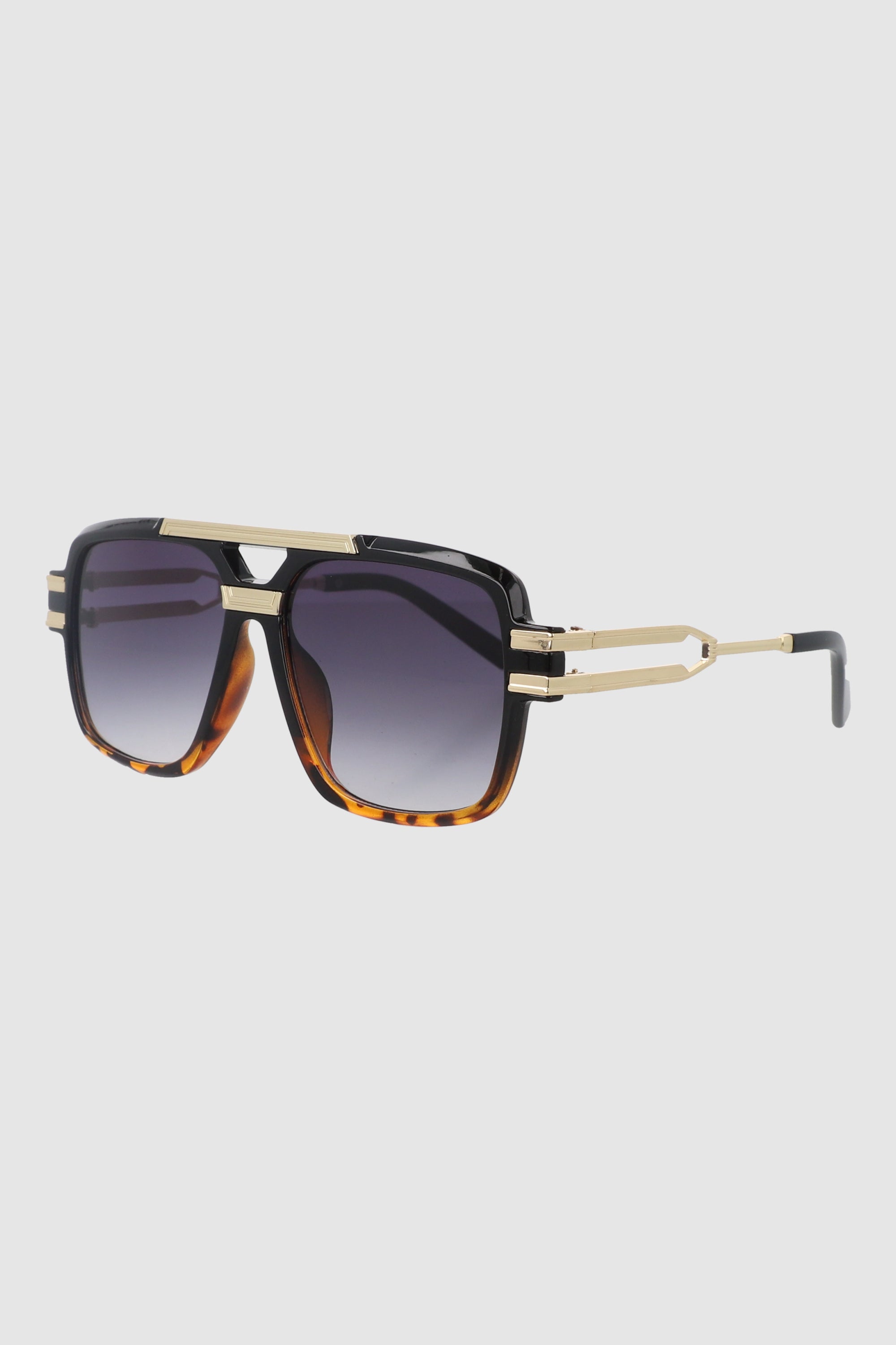 Lentes Aviador Brazo Metalico CAFE