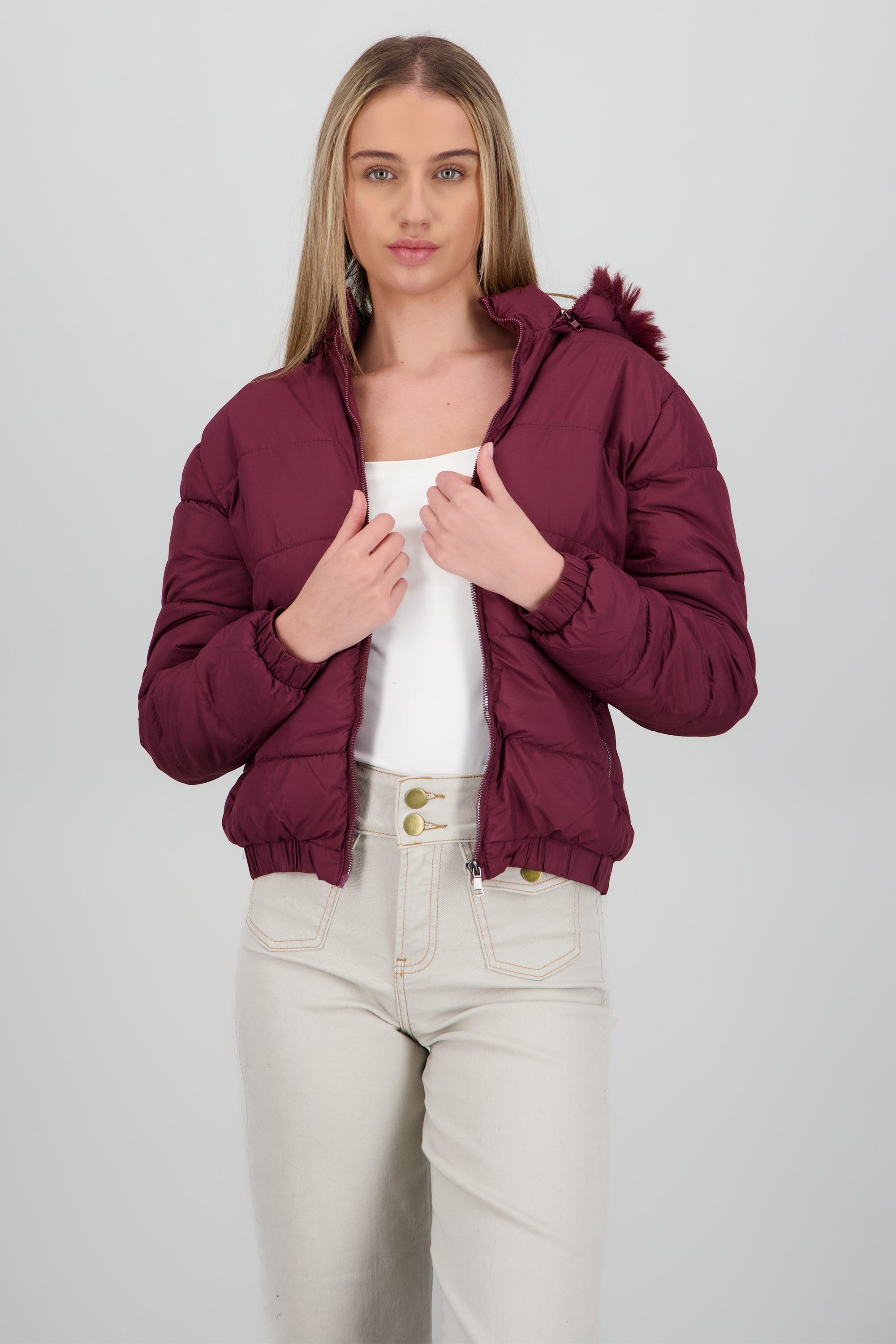 Chamarra capitonada VINO