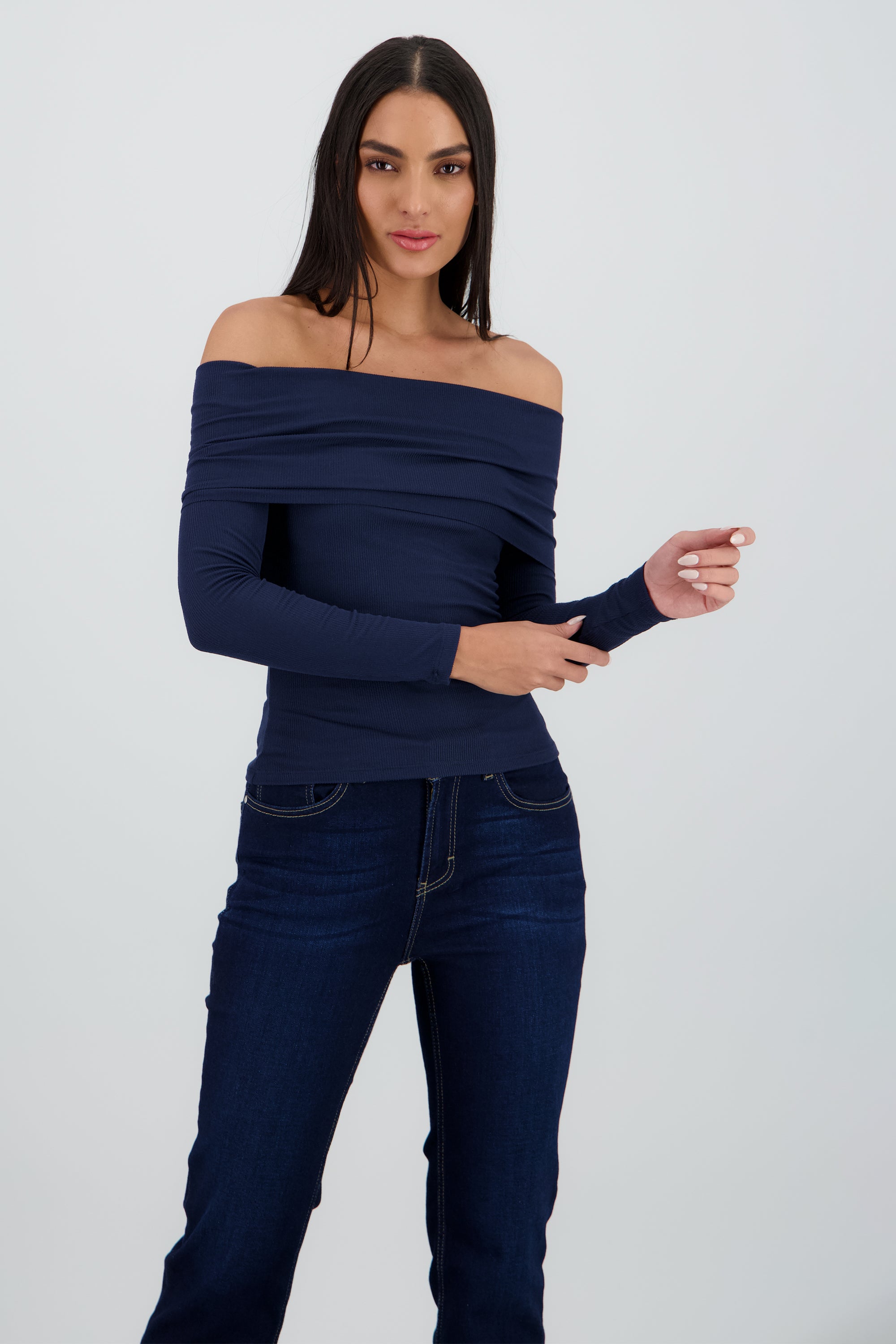 Top rib off shoulder MARINO