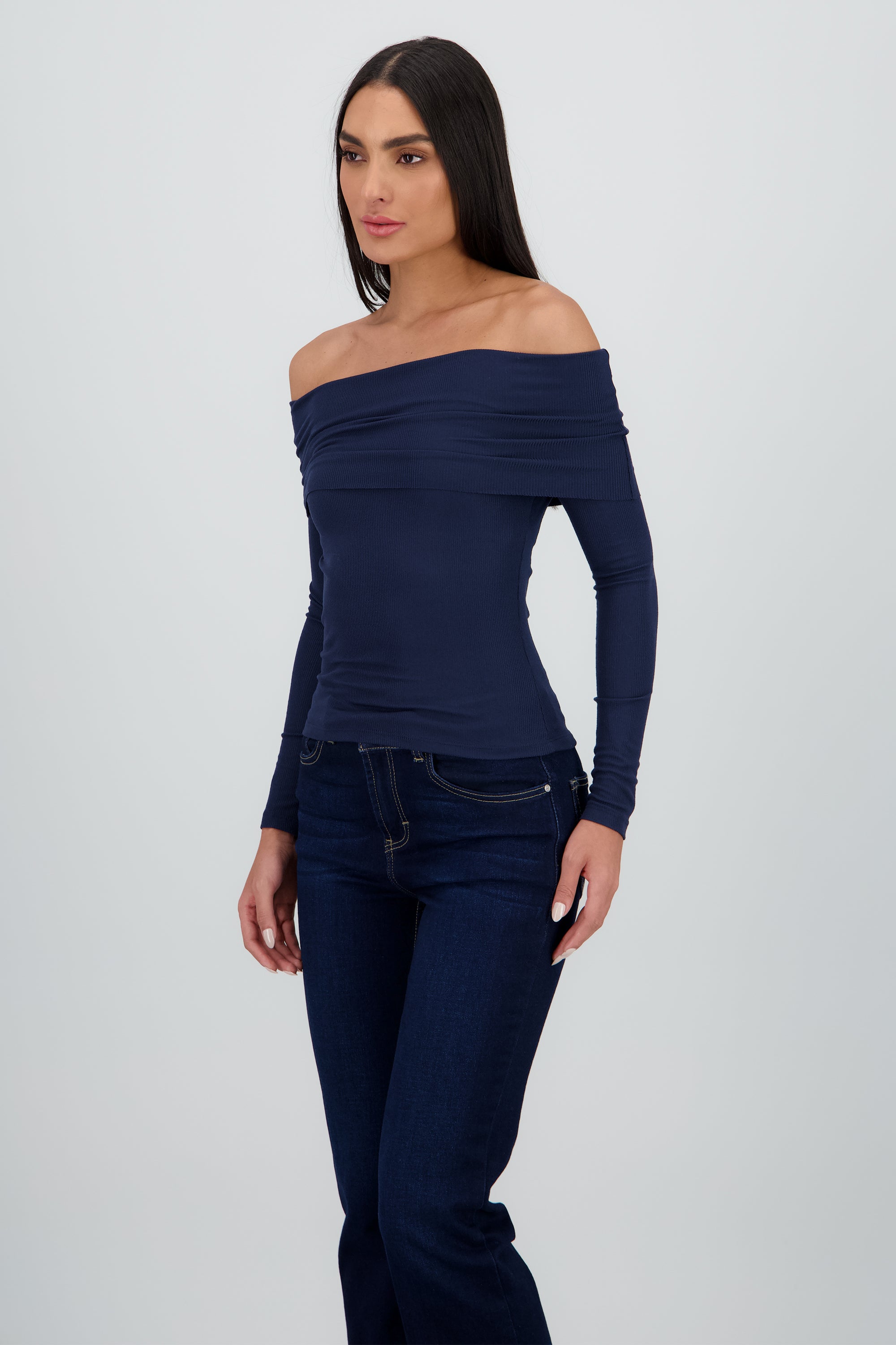 Top rib off shoulder MARINO