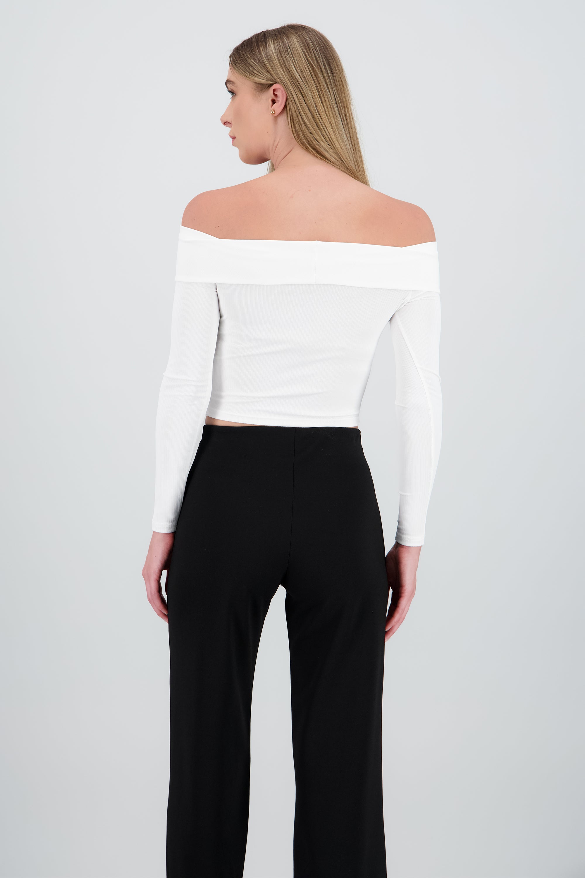 Top hombros descubiertos BLANCO