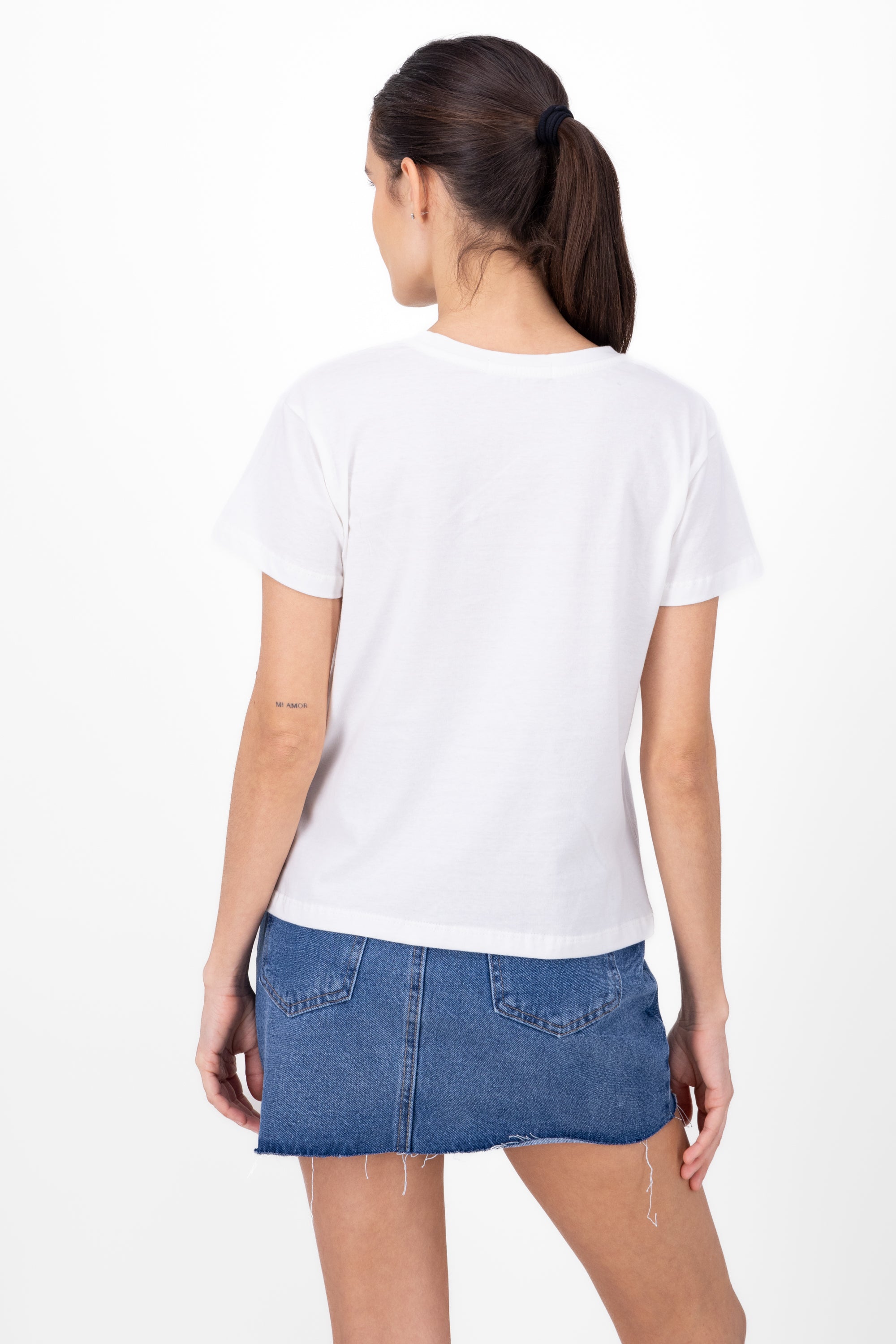 Playera estampado limon BLANCO