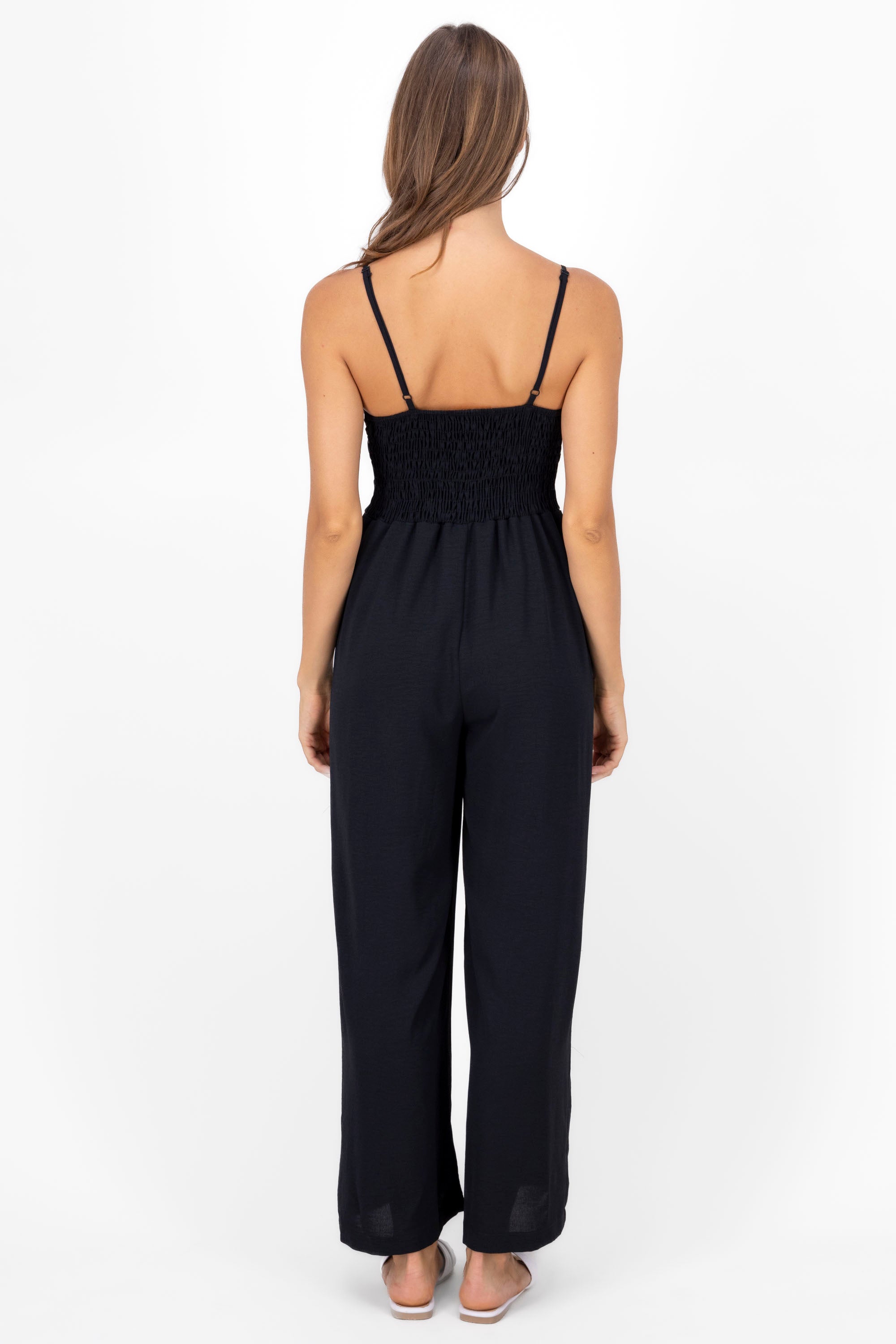 JUMSUIT DETALLE NUDO NEGRO