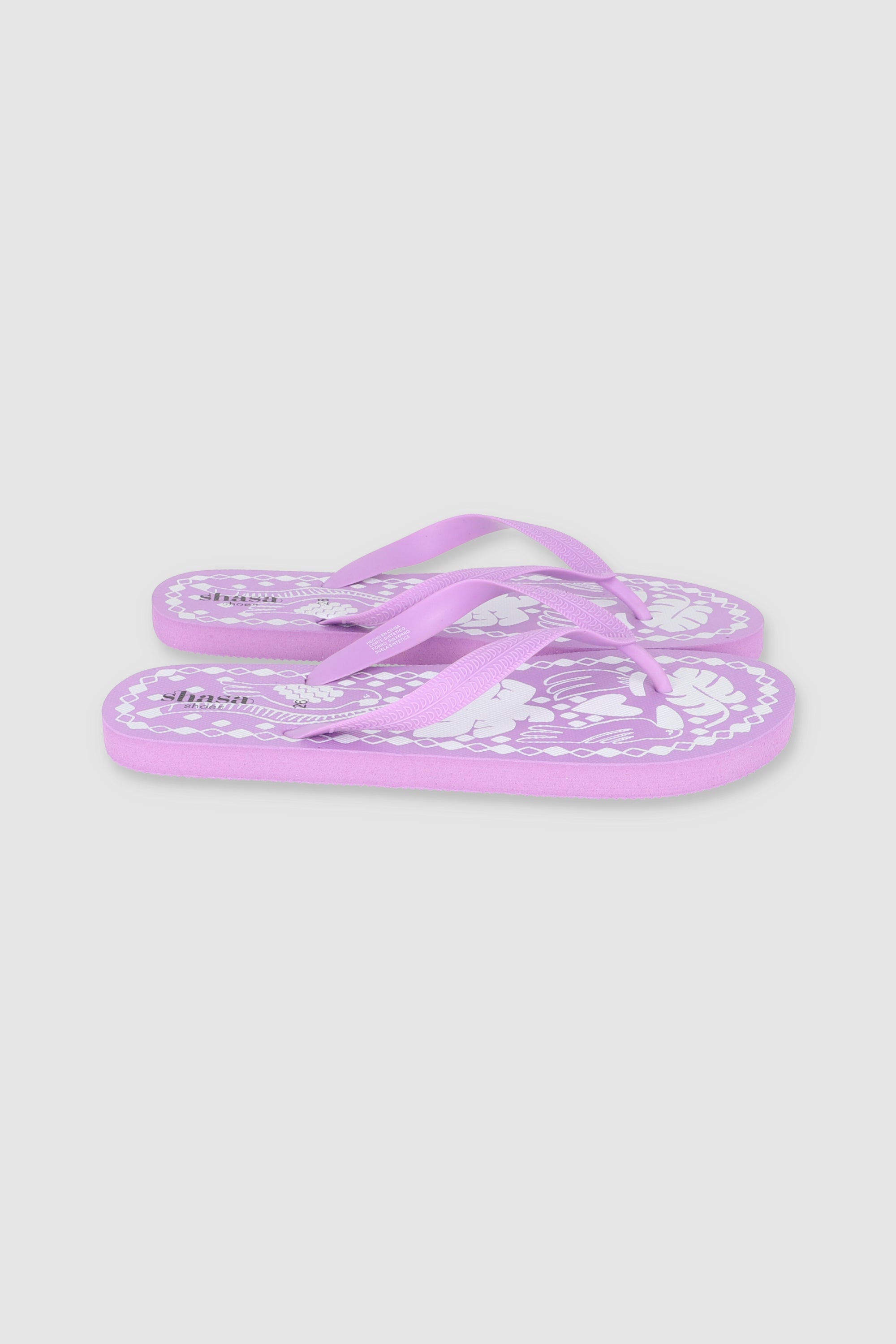 FLIP FLOP PRINT TUCAN LILA