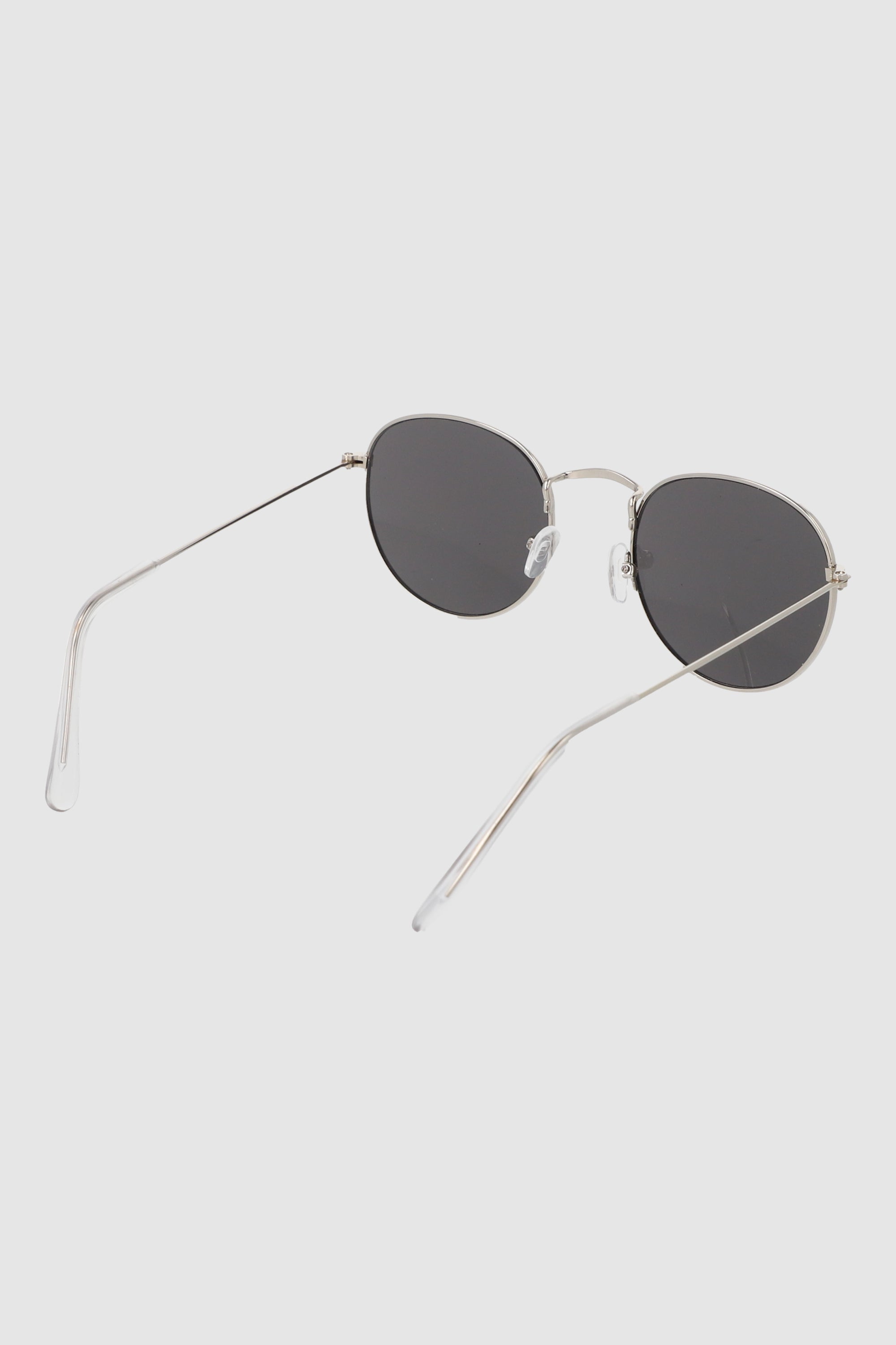 Lentes circulo marco metal NEGRO