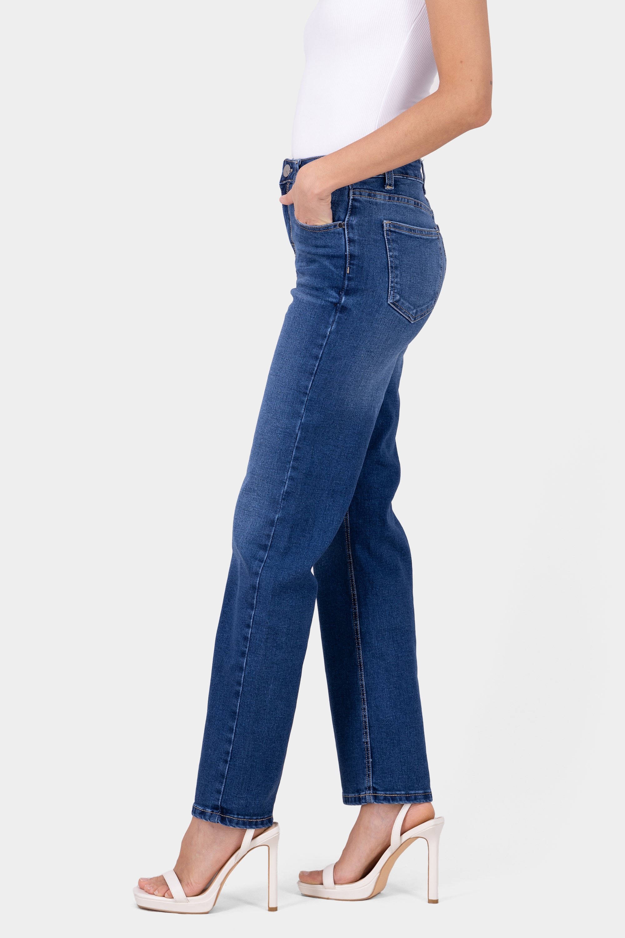 Jeans wide leg básicos STONE