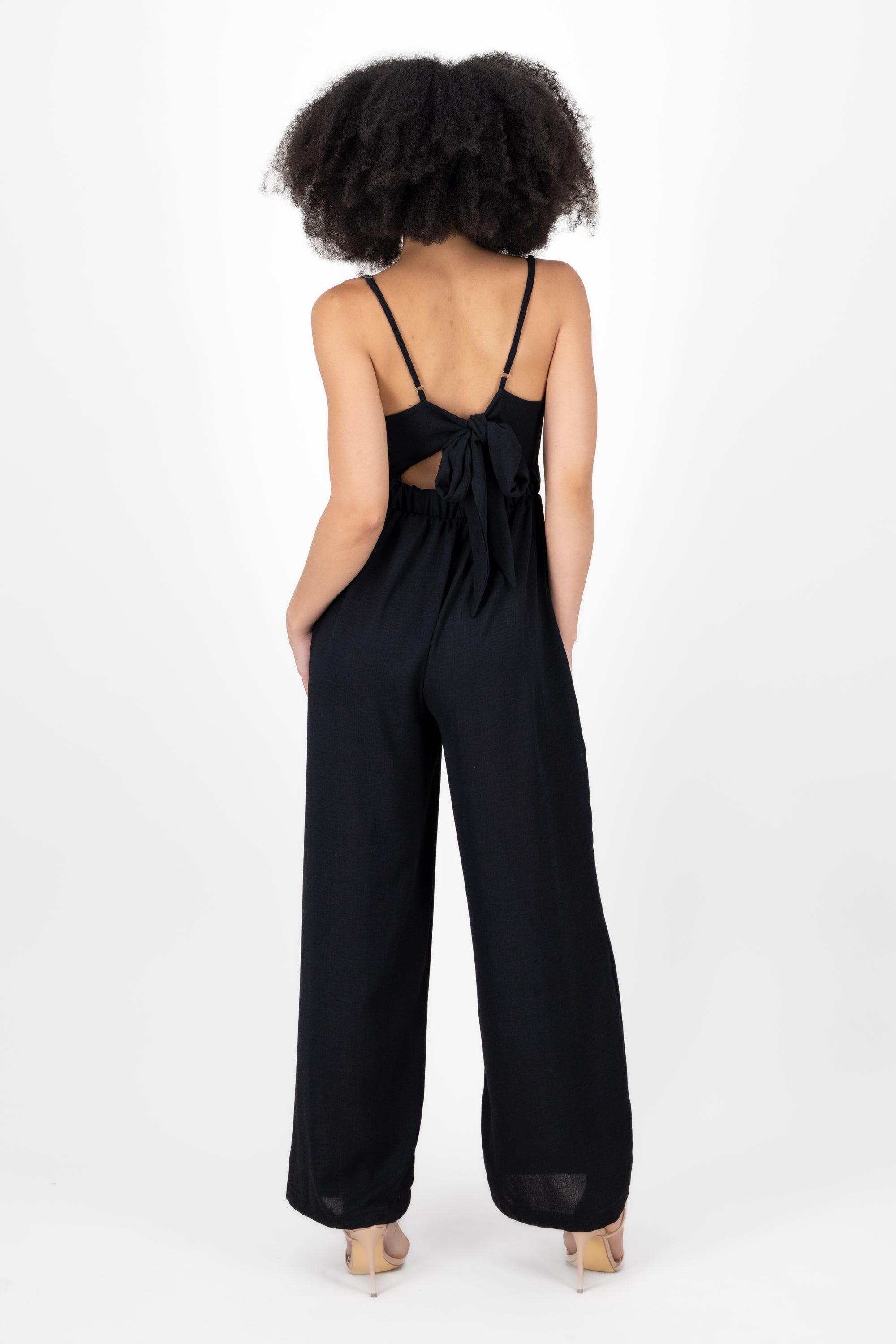 Jumpsuit Liso Tirantes NEGRO