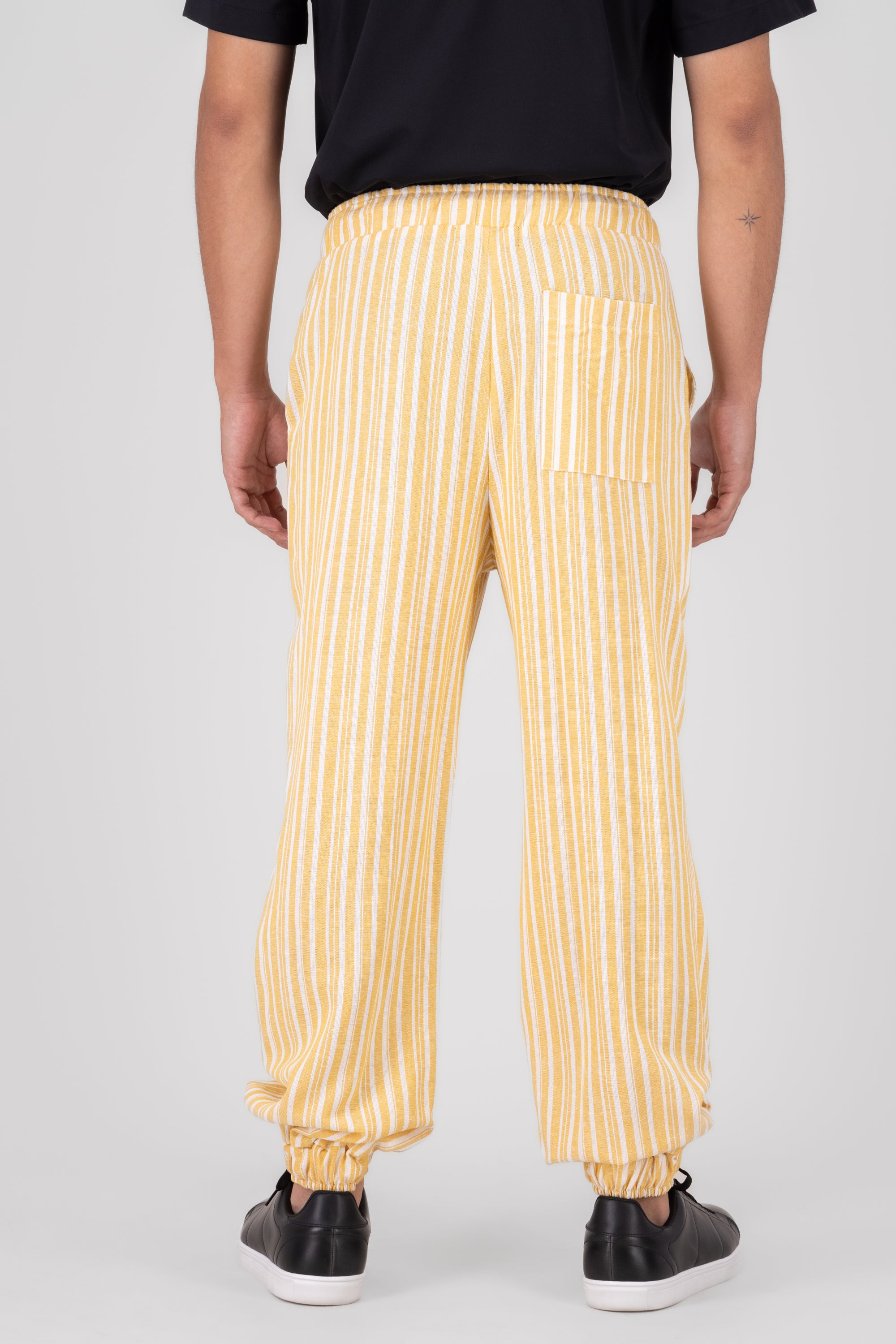 Jogger Resort Rayas AMARILLO COMBO