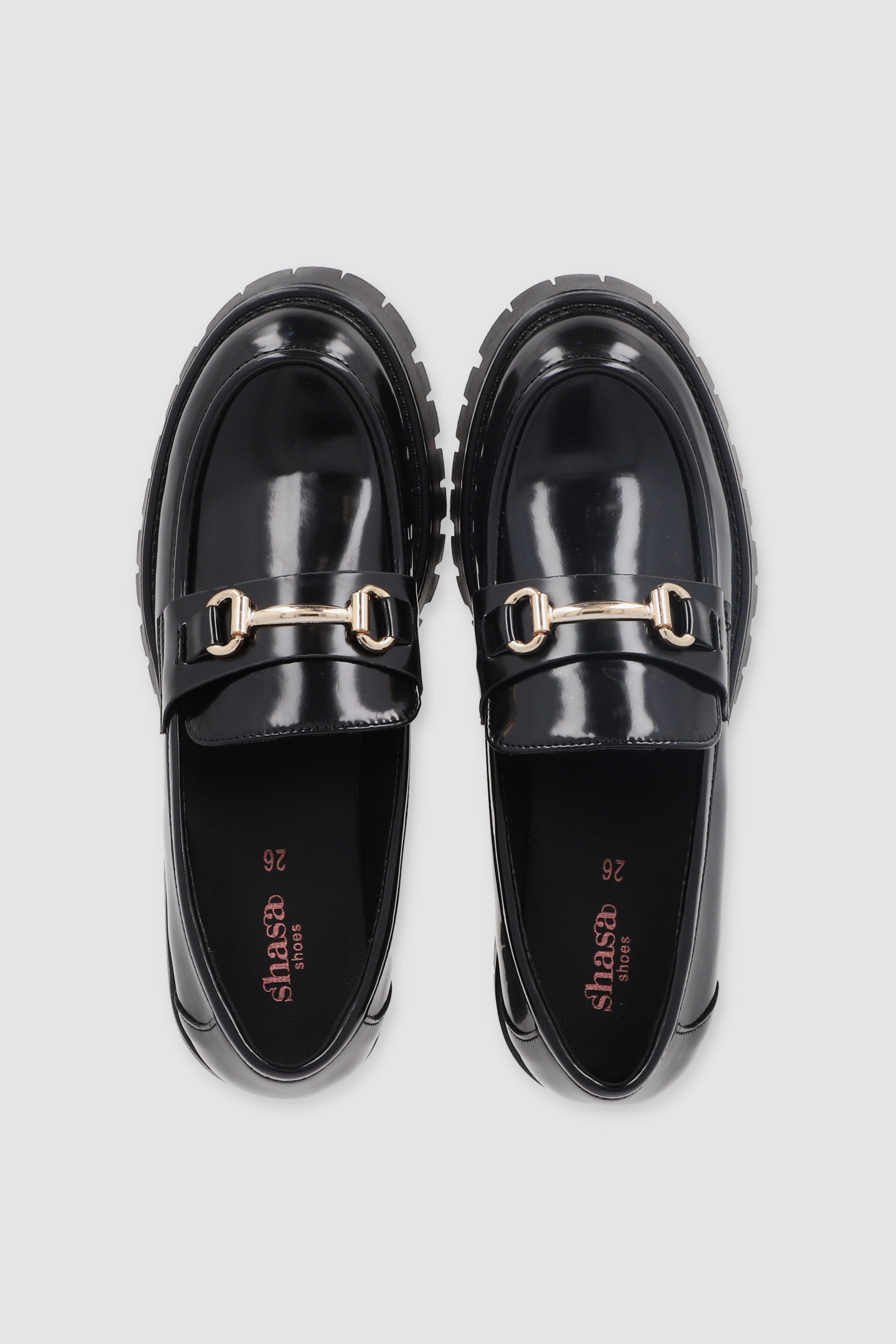 Loafer hebilla suela dentada NEGRO