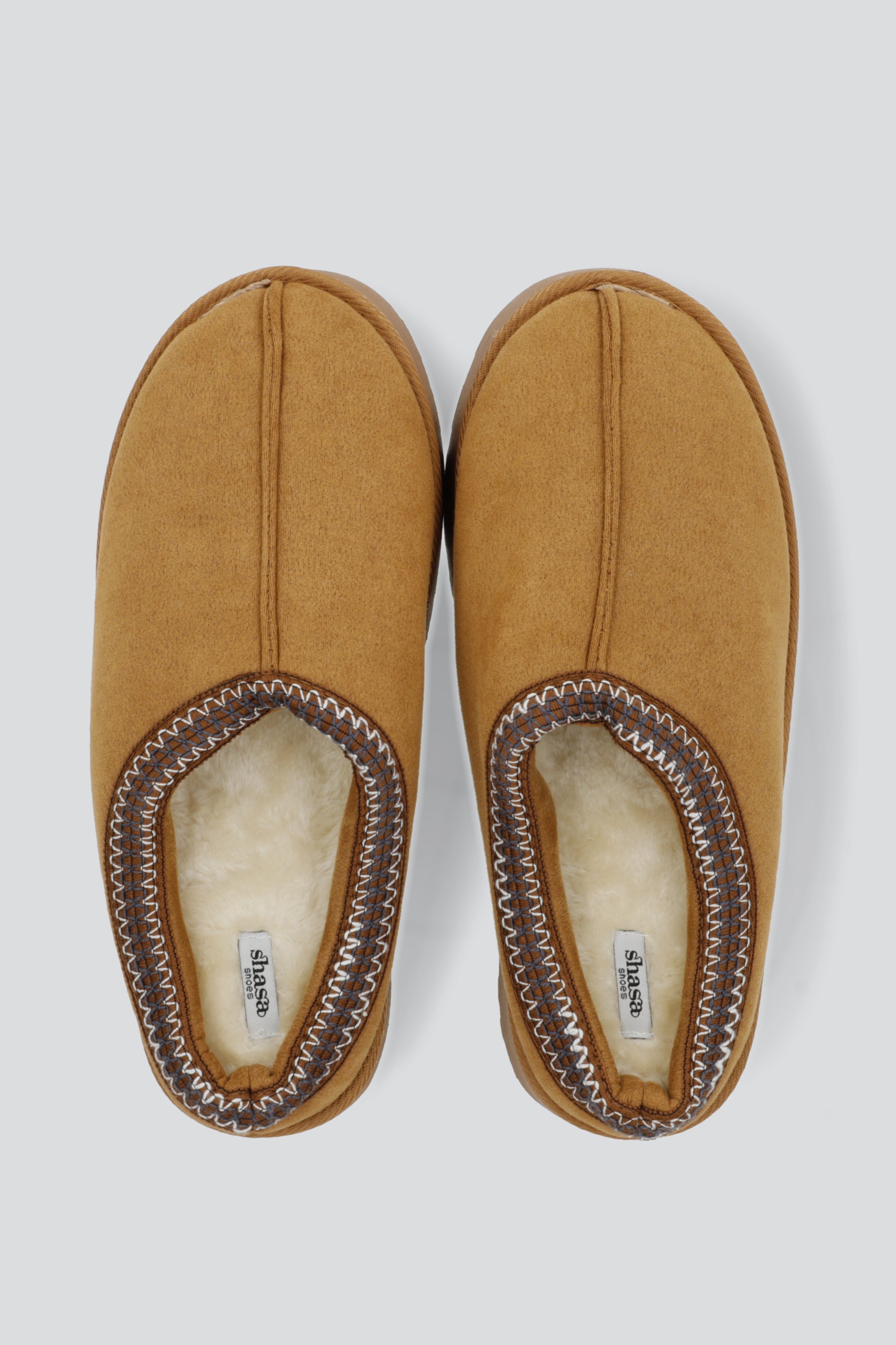 Pantufla Tira Tejida TAN