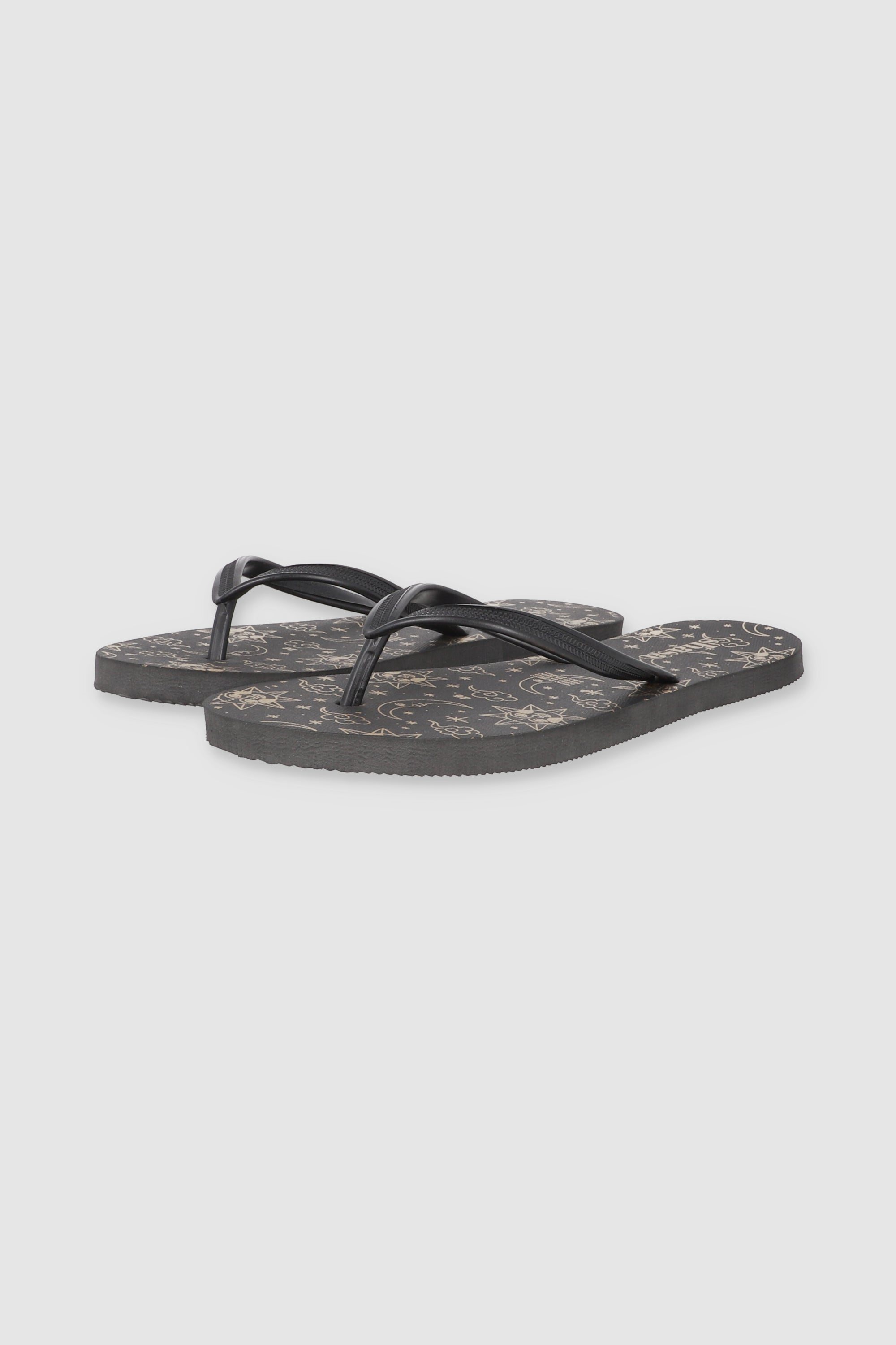 FLIP FLOP PRINT LUNAS NEGRO