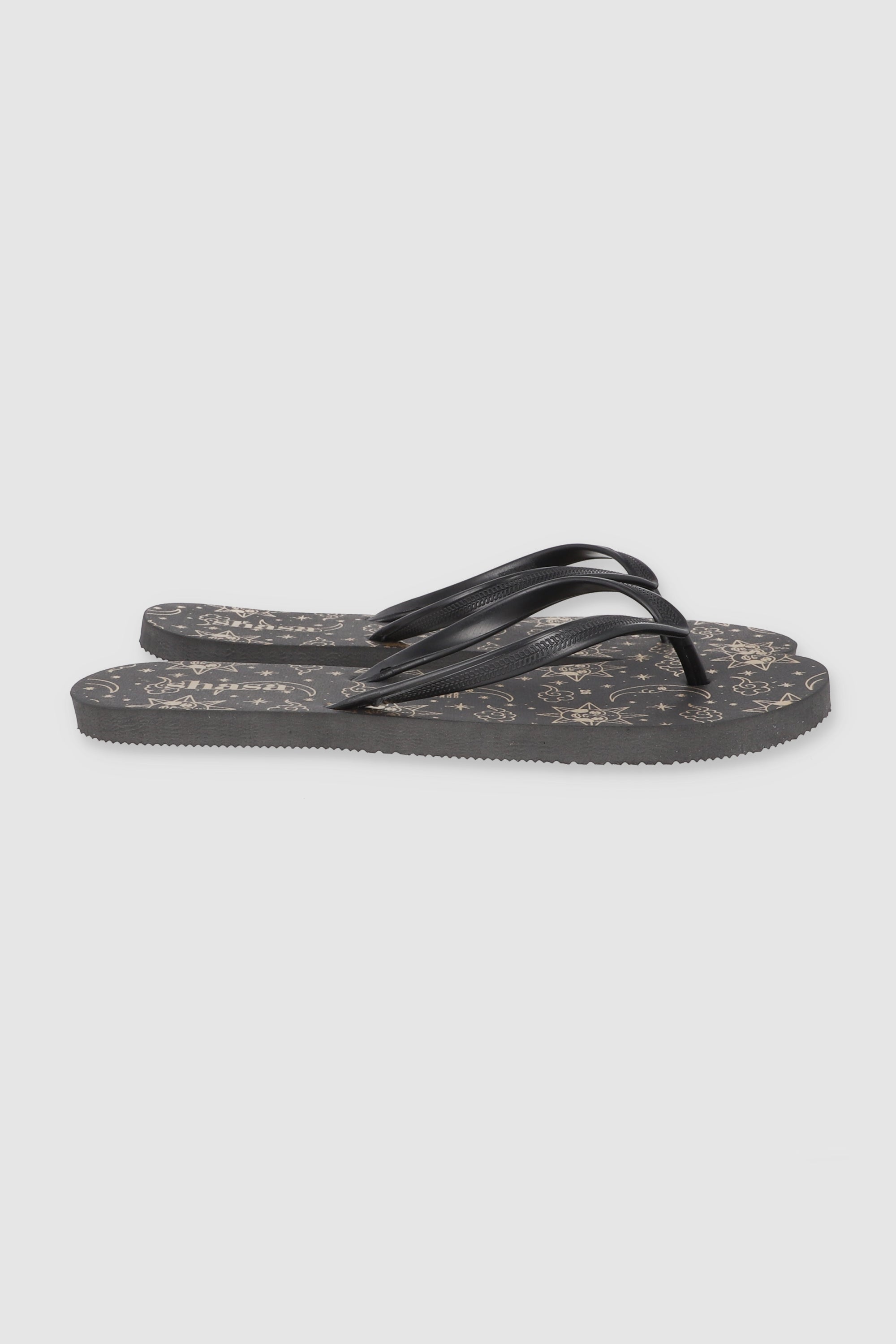 FLIP FLOP PRINT LUNAS NEGRO