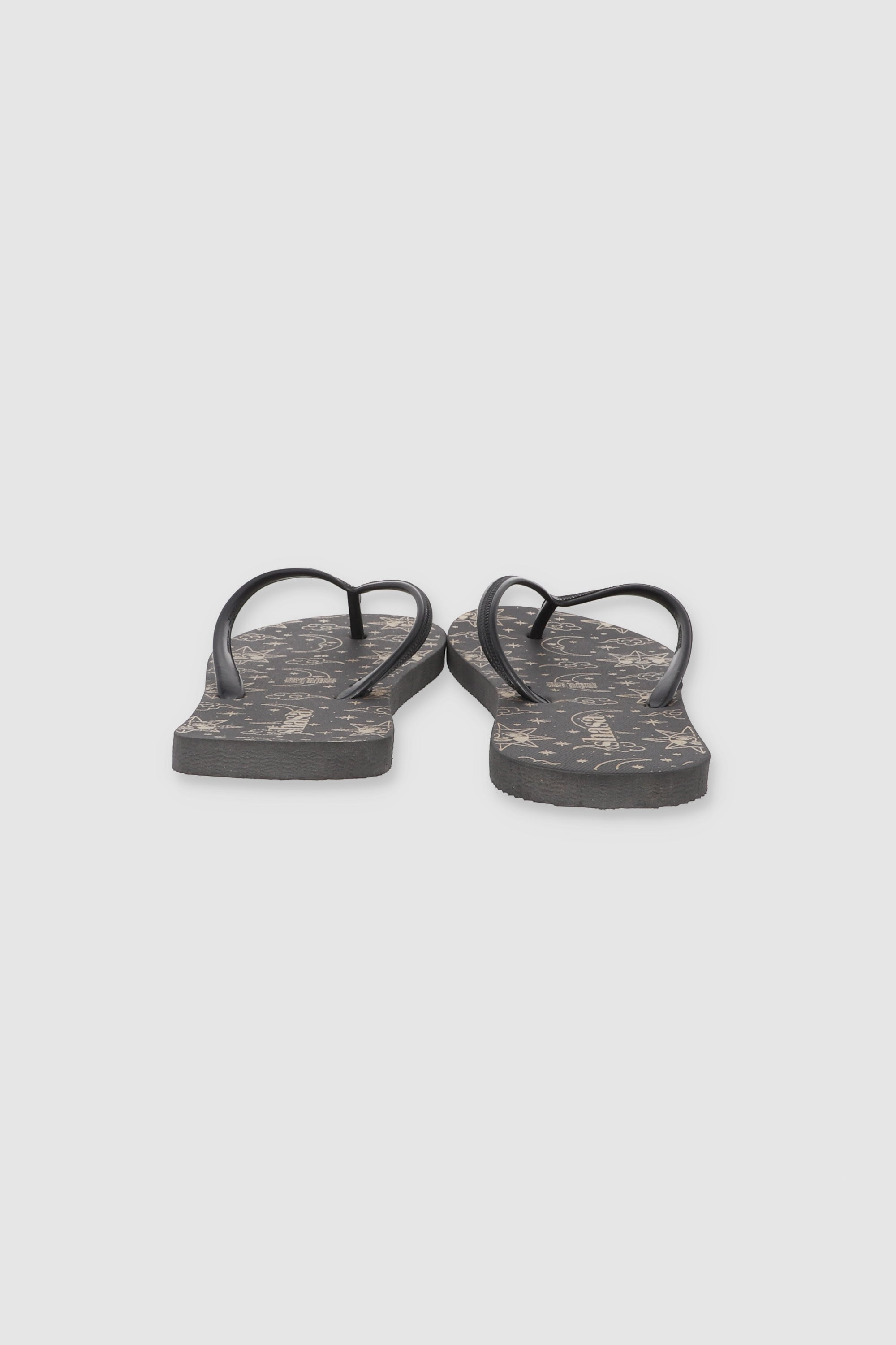 FLIP FLOP PRINT LUNAS NEGRO