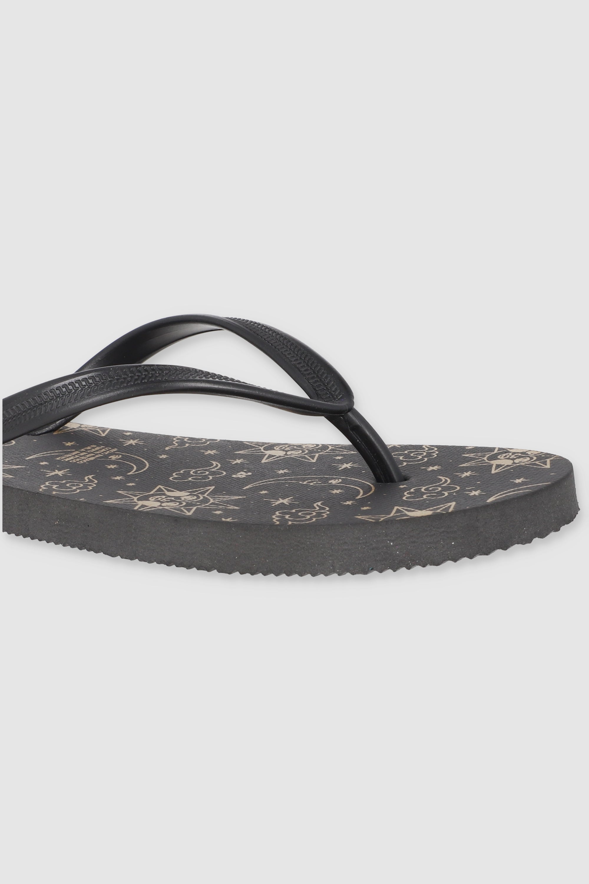 FLIP FLOP PRINT LUNAS NEGRO