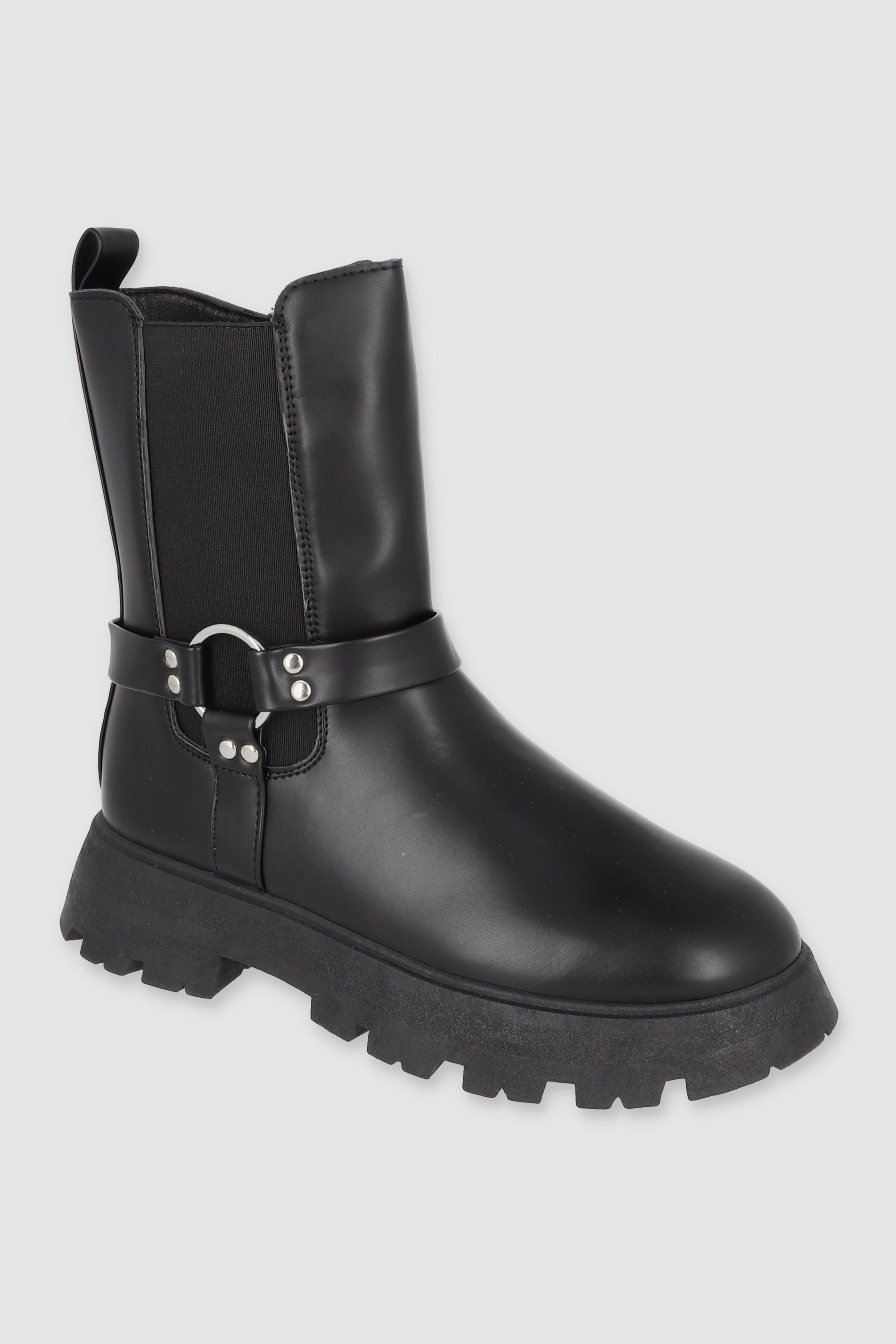 BOTA CHELSEA HEBILLA NEGRO