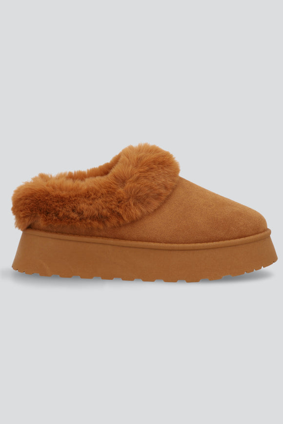 Pantufla Peluda Mula