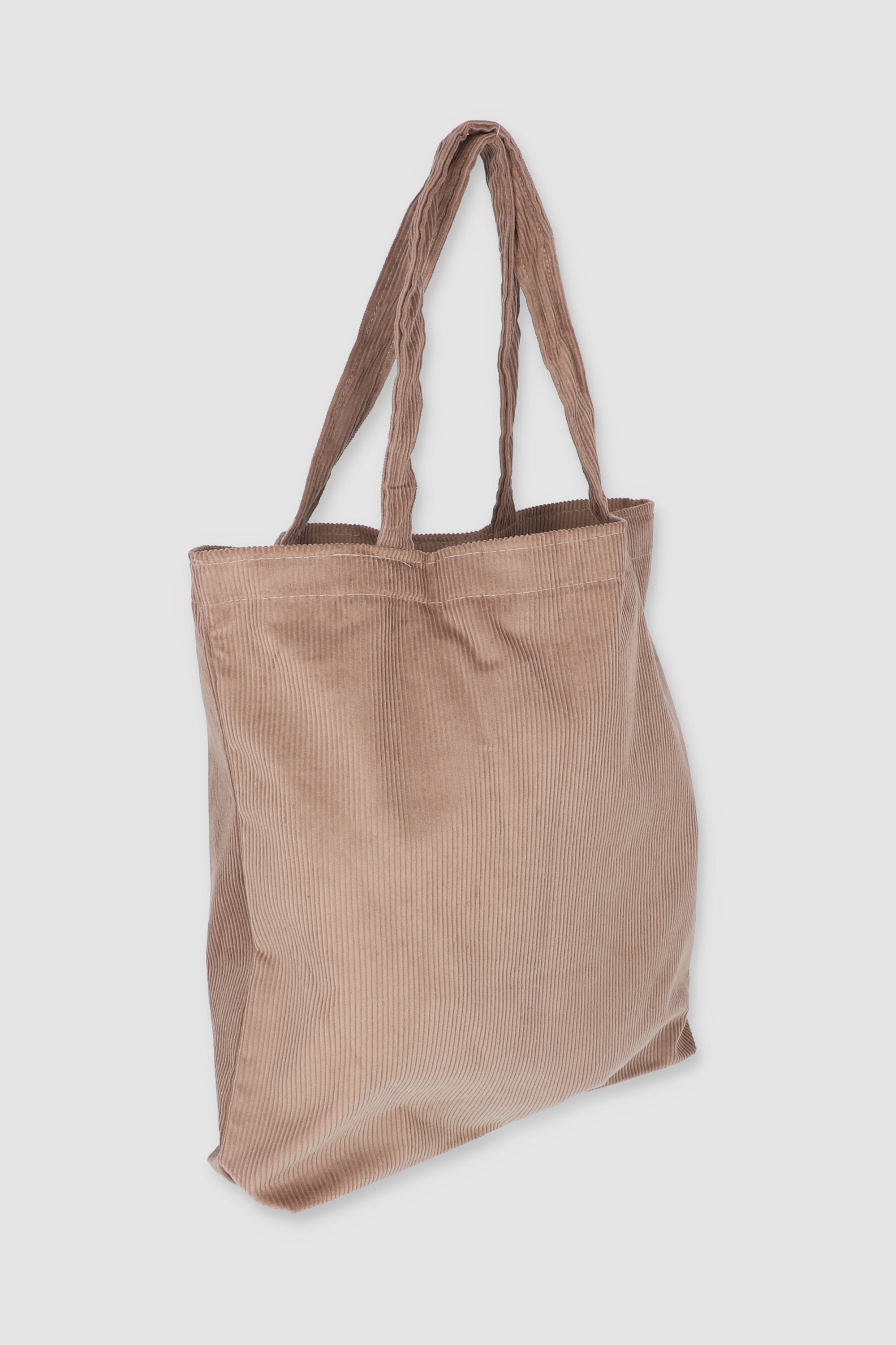 Bolsa tote pana sencilla BEIGE