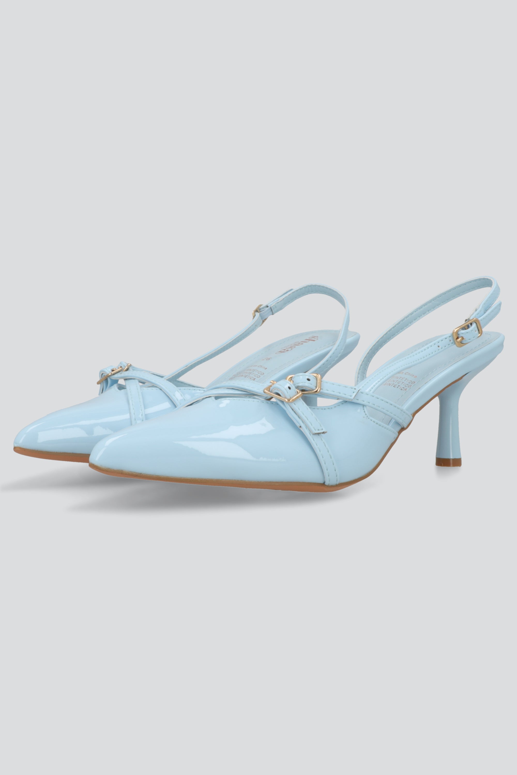 TACON POINTY TIRAS AZUL