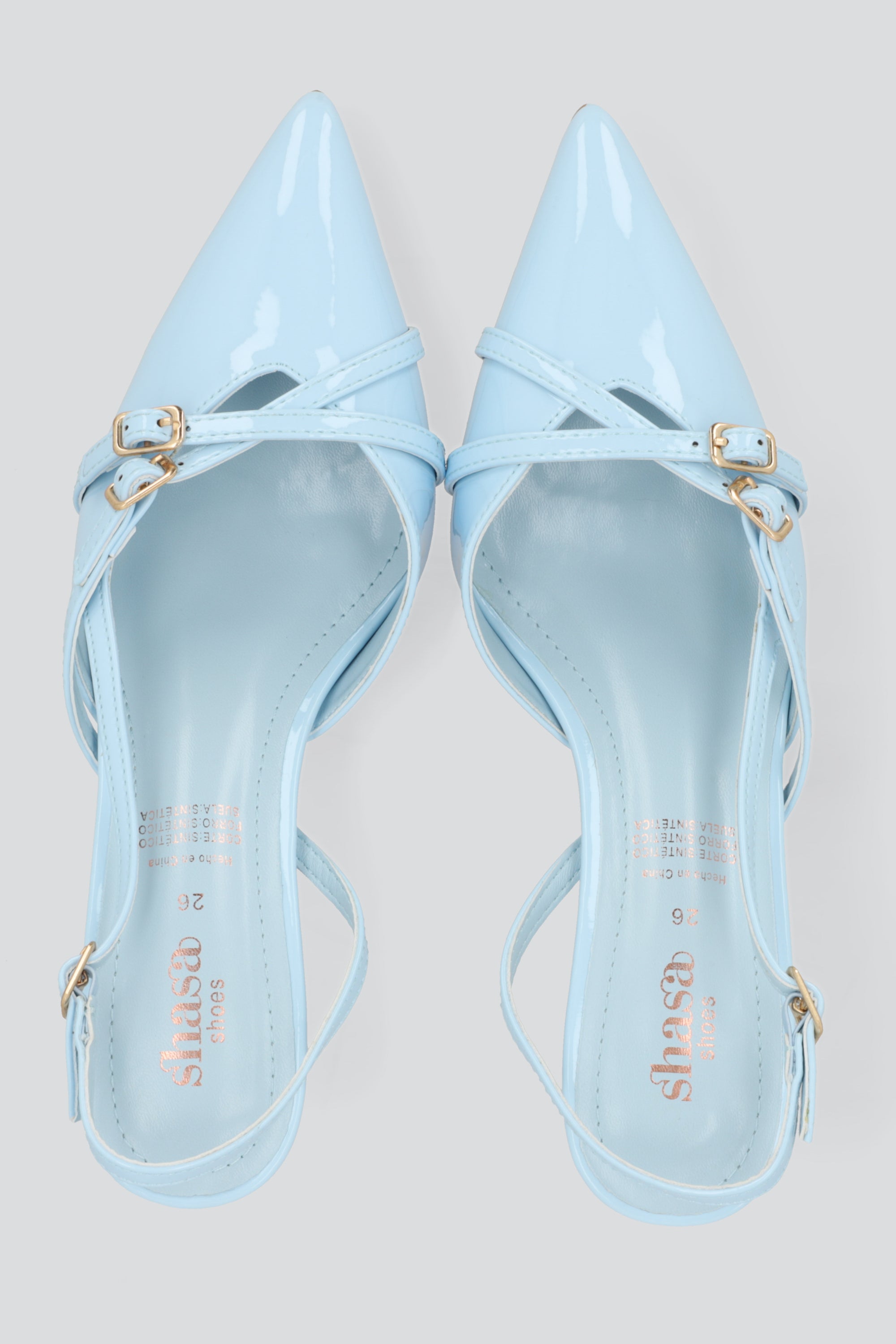 TACON POINTY TIRAS AZUL