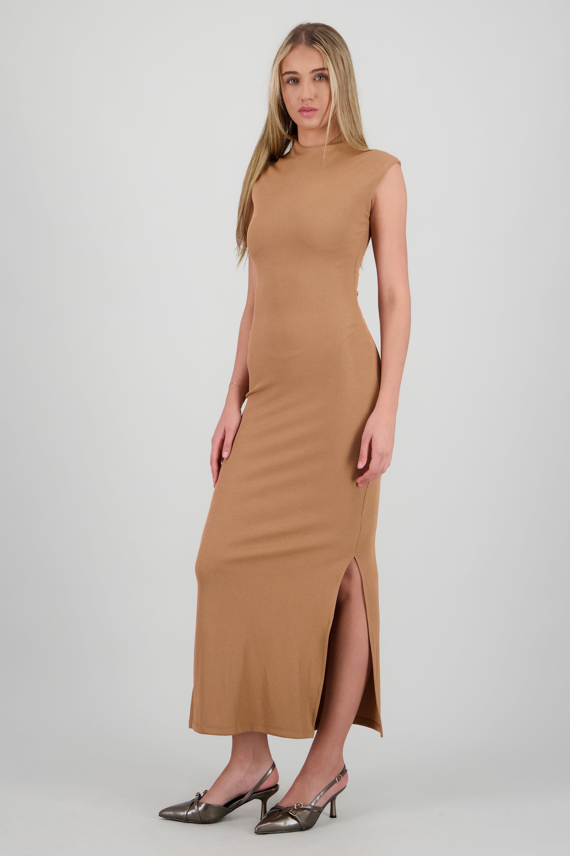 Tacón Pointy Tiras GRIS