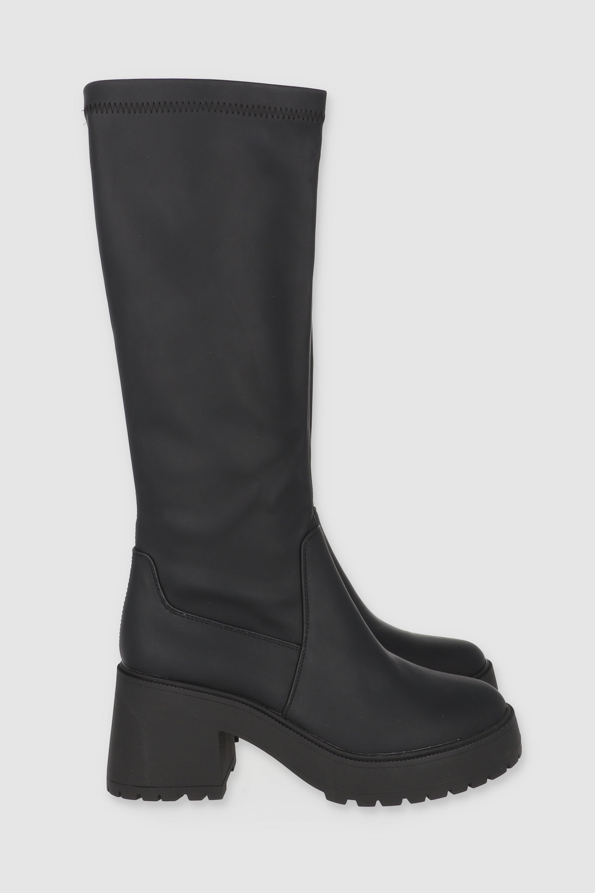 BOTA LISA PU NEGRO