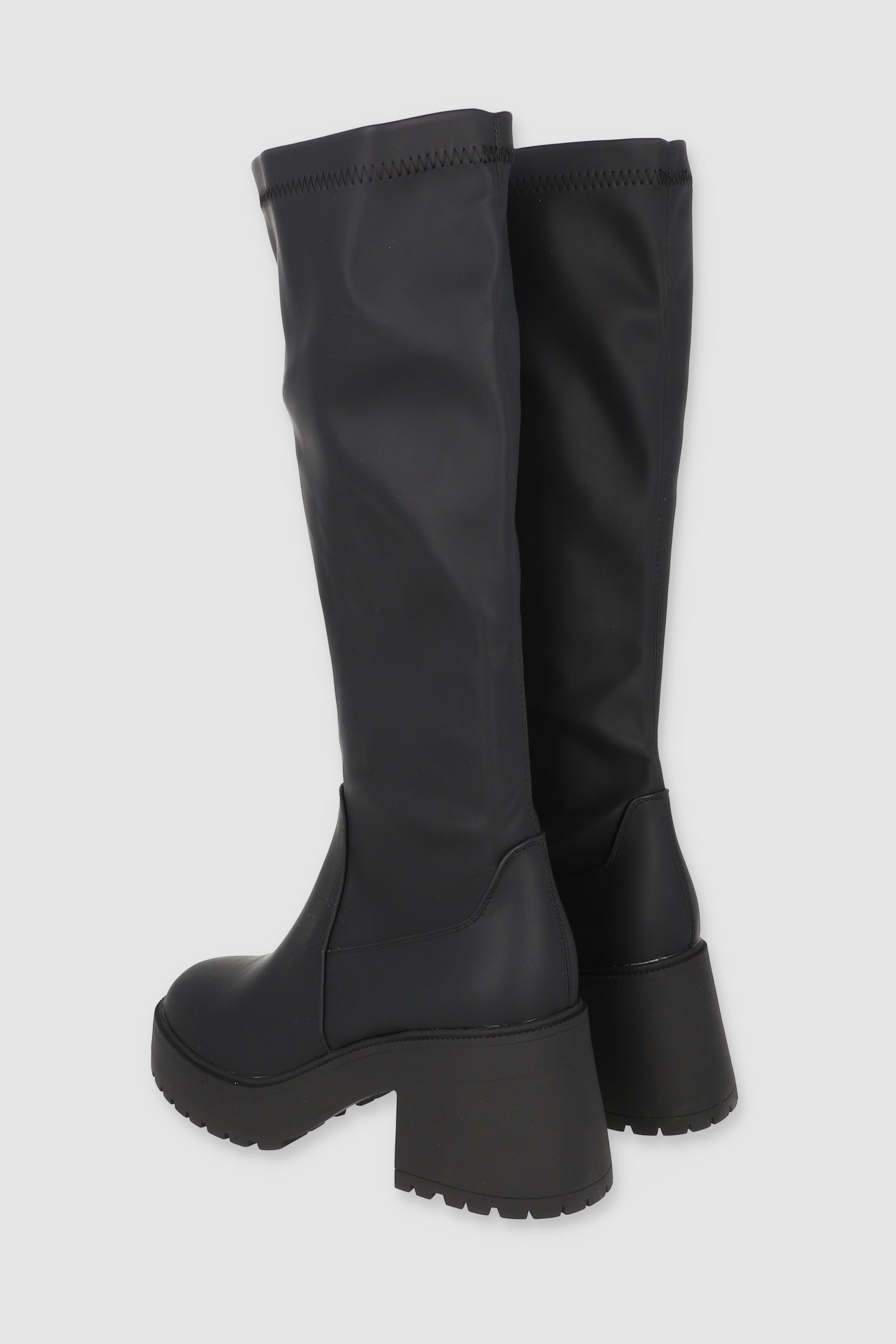 BOTA LISA PU NEGRO