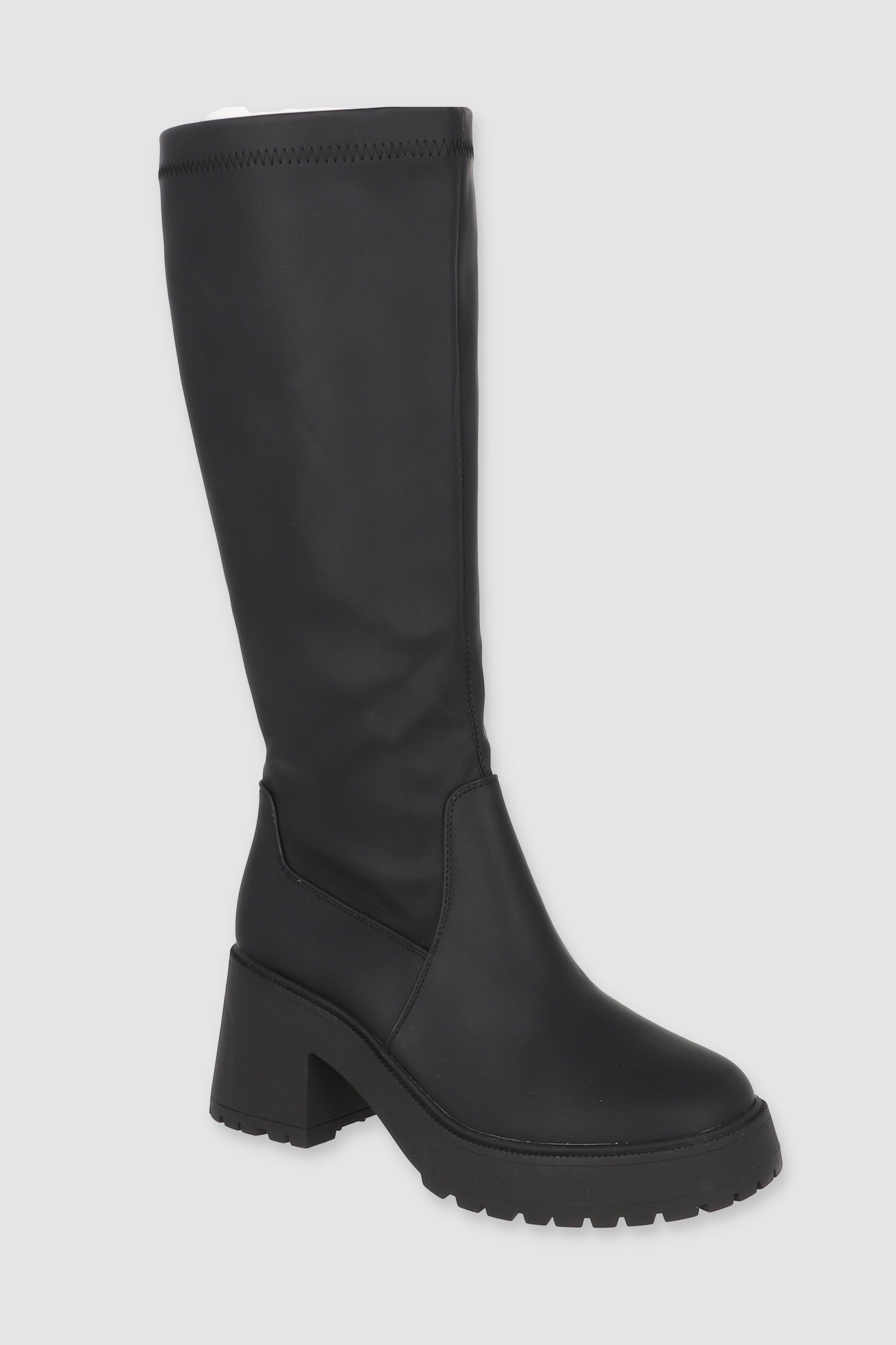 BOTA LISA PU NEGRO