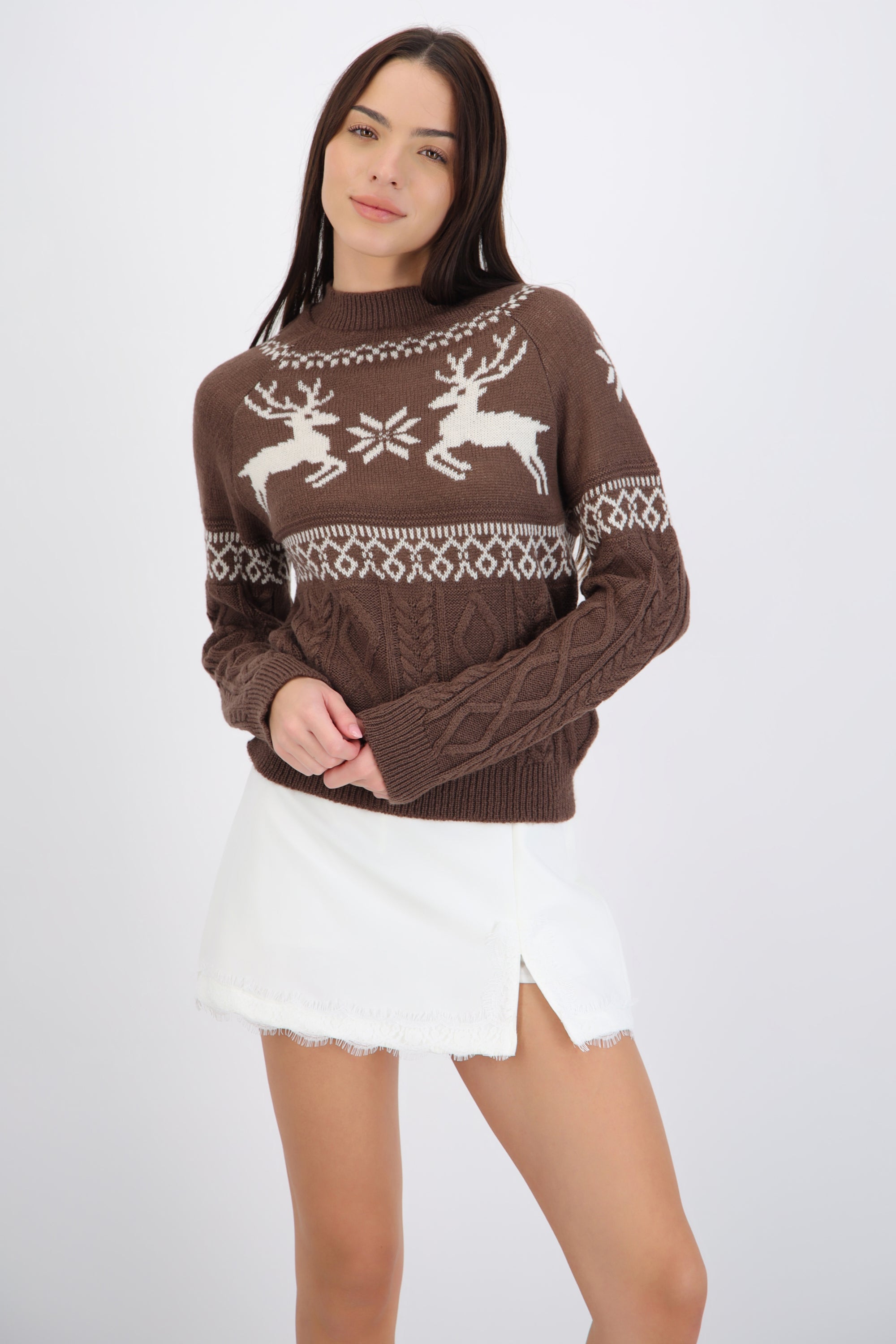 Sueter navideño renos
