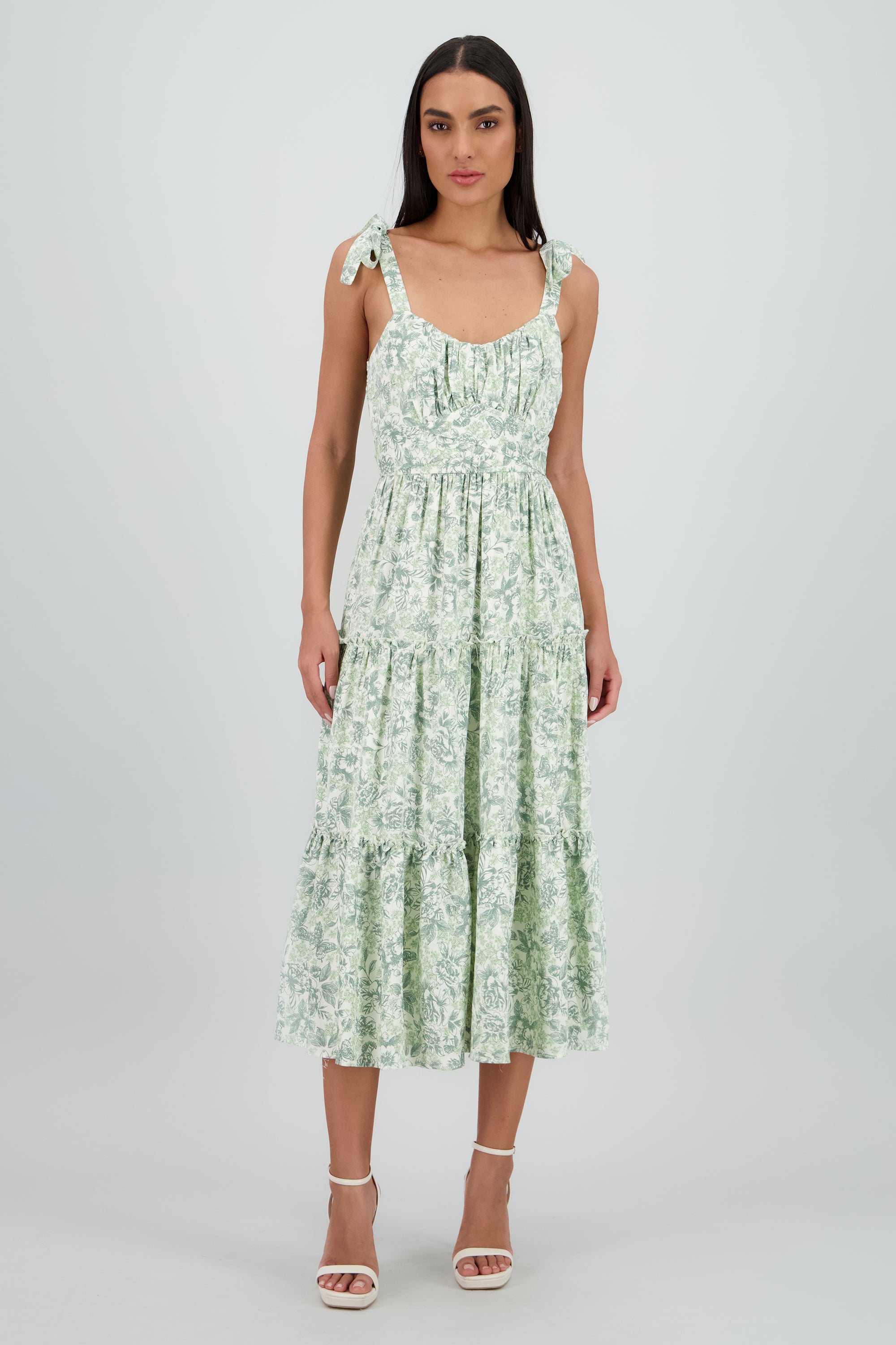 Vestido maxi floral