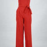 JUMPSUIT STRAPLESS DET CINTURON