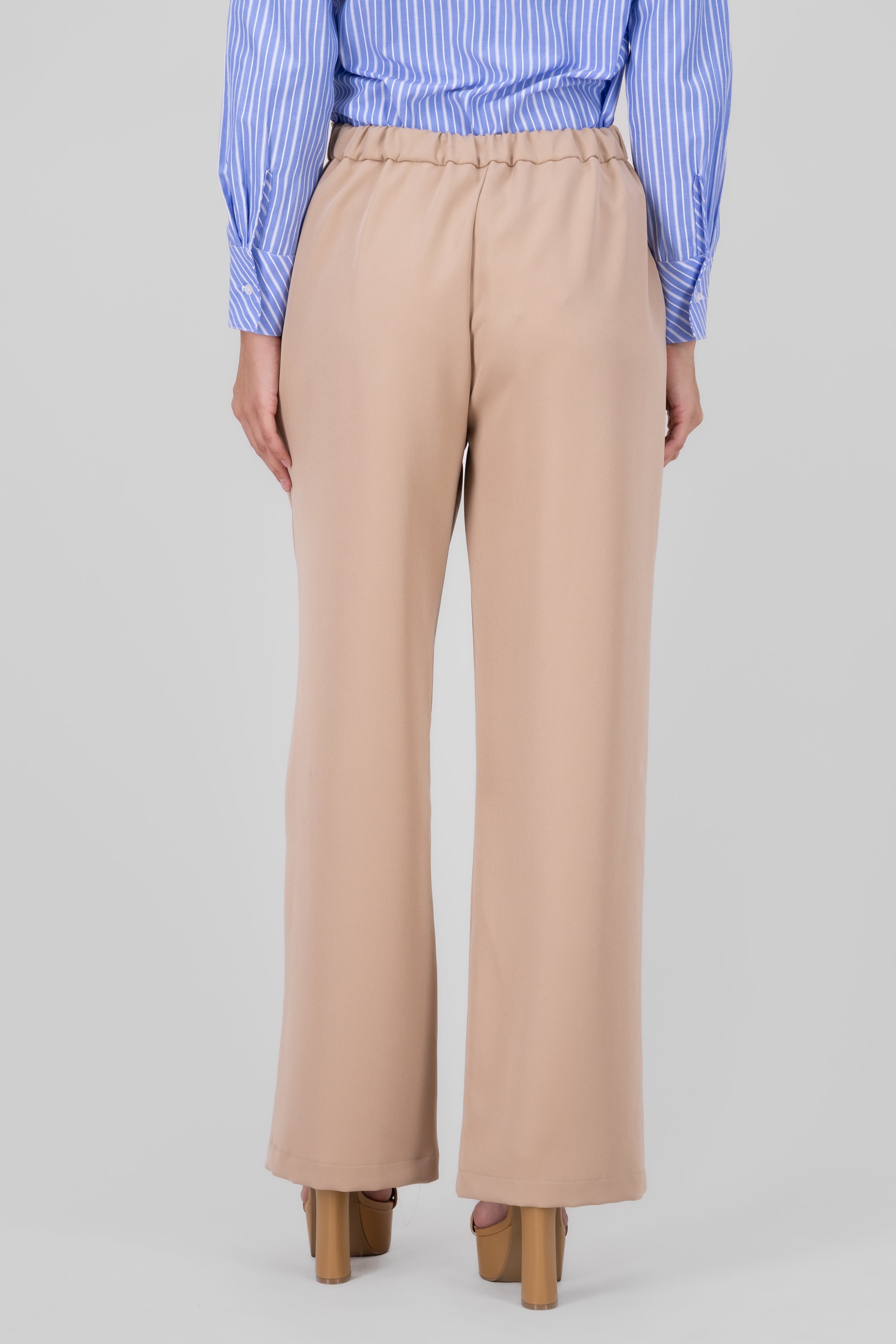 Pantalon Amplio Sastreado BEIGE