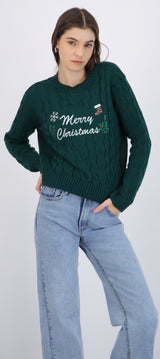 Sueter navideño merry christmas