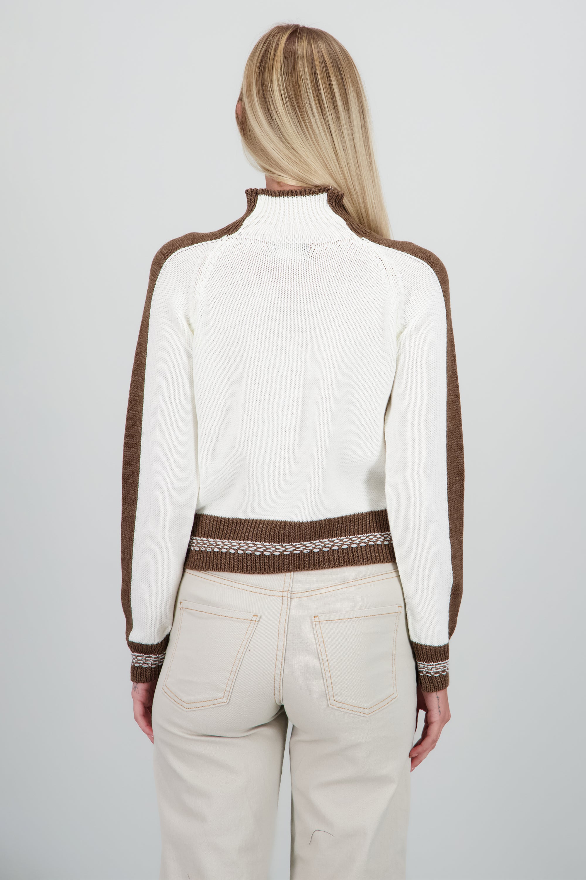 Sueter navideño copo de nieve CAFE COMBO