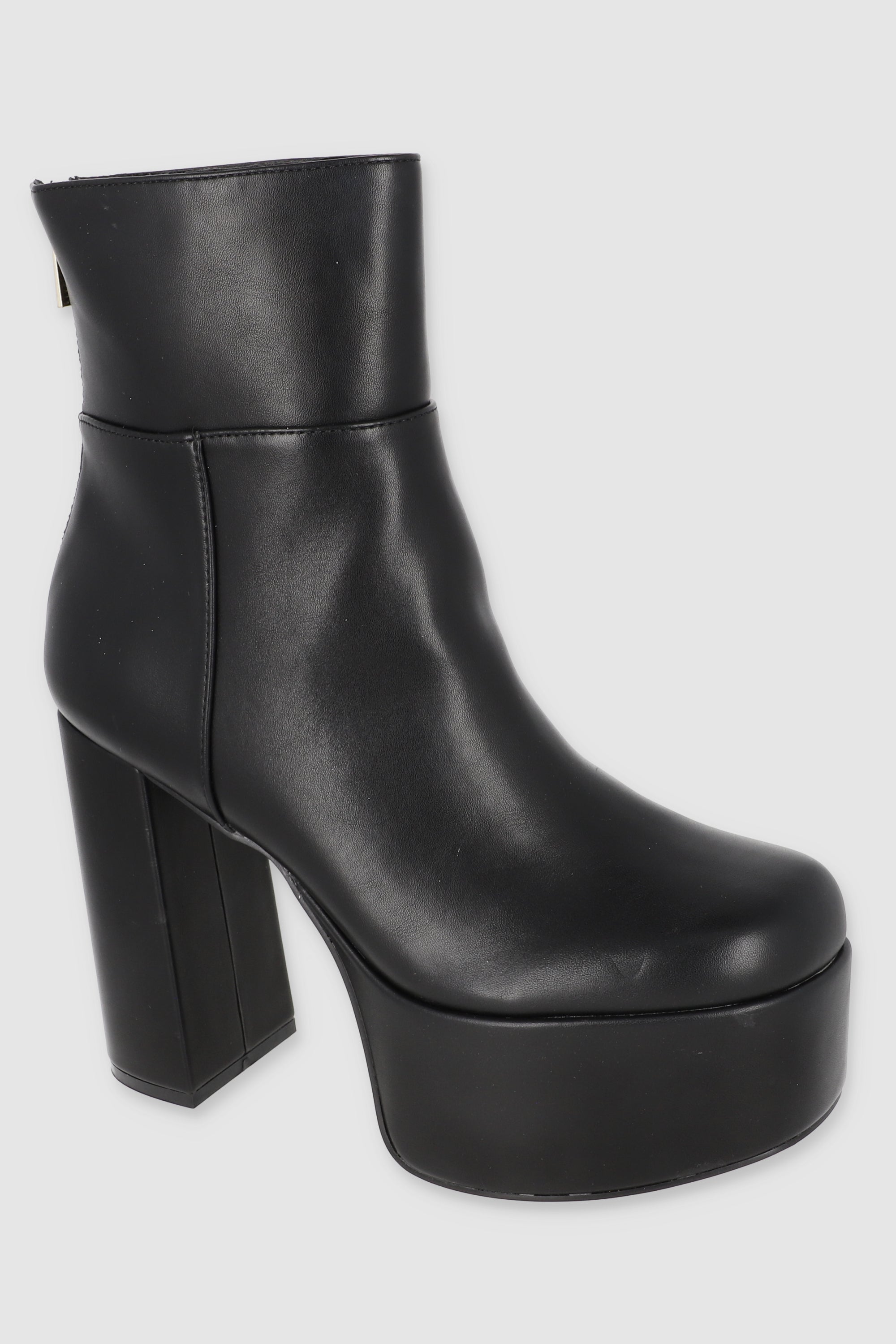 Botin mega plataforma redondo NEGRO