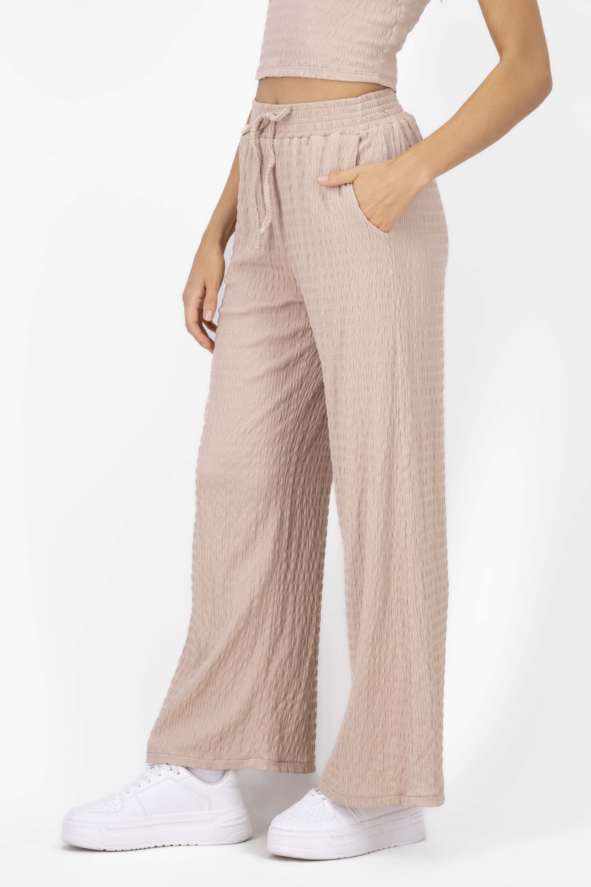 Pantalon fluido BEIGE