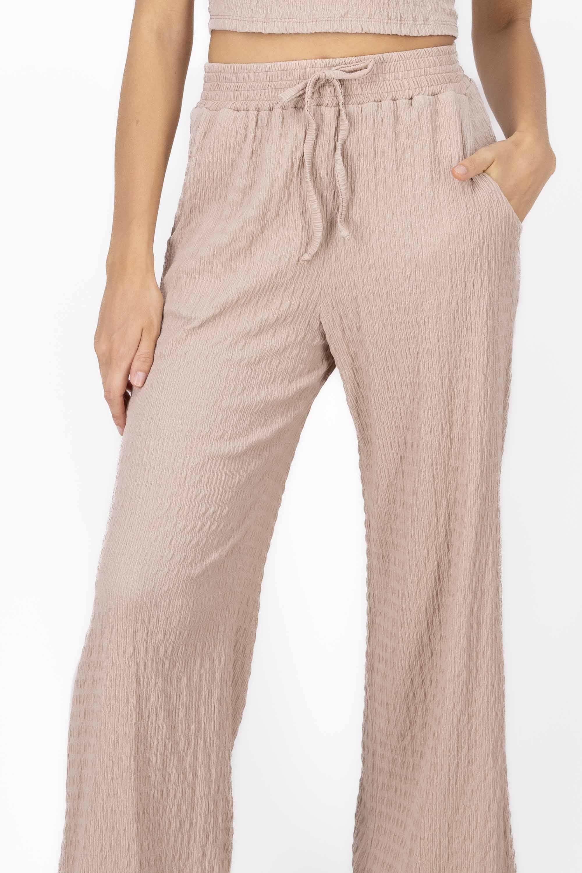 Pantalon fluido BEIGE