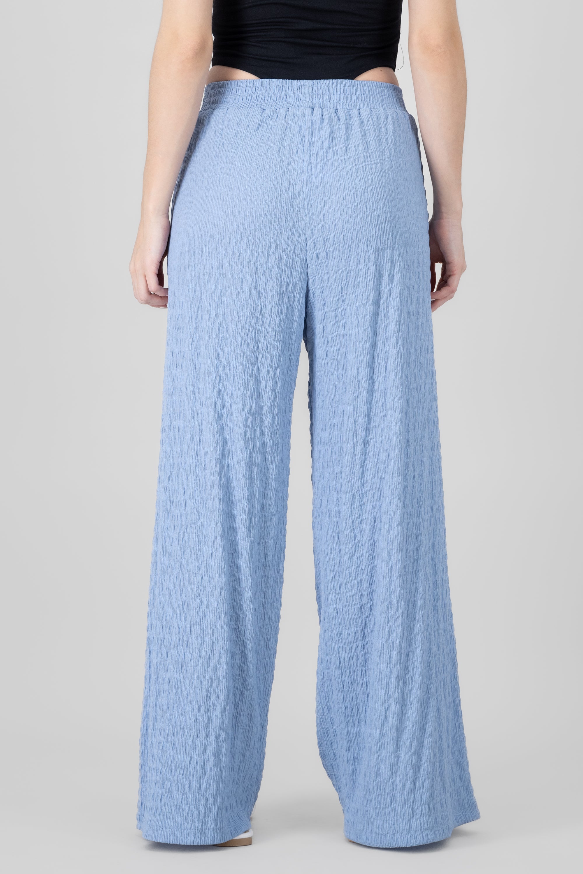 Pantalon fluido AZUL CIELO