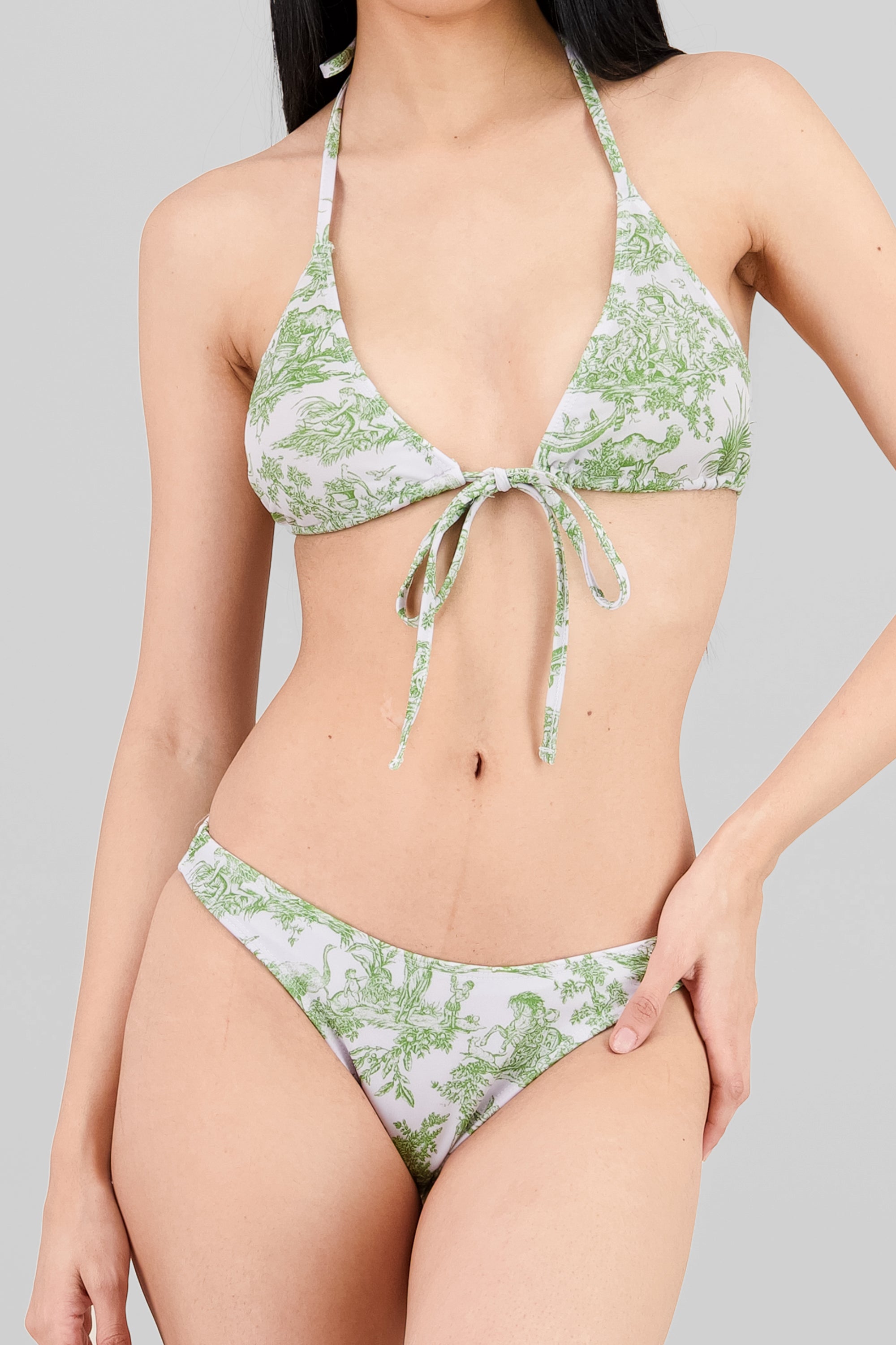 Bikini estampado VERDE COMBO