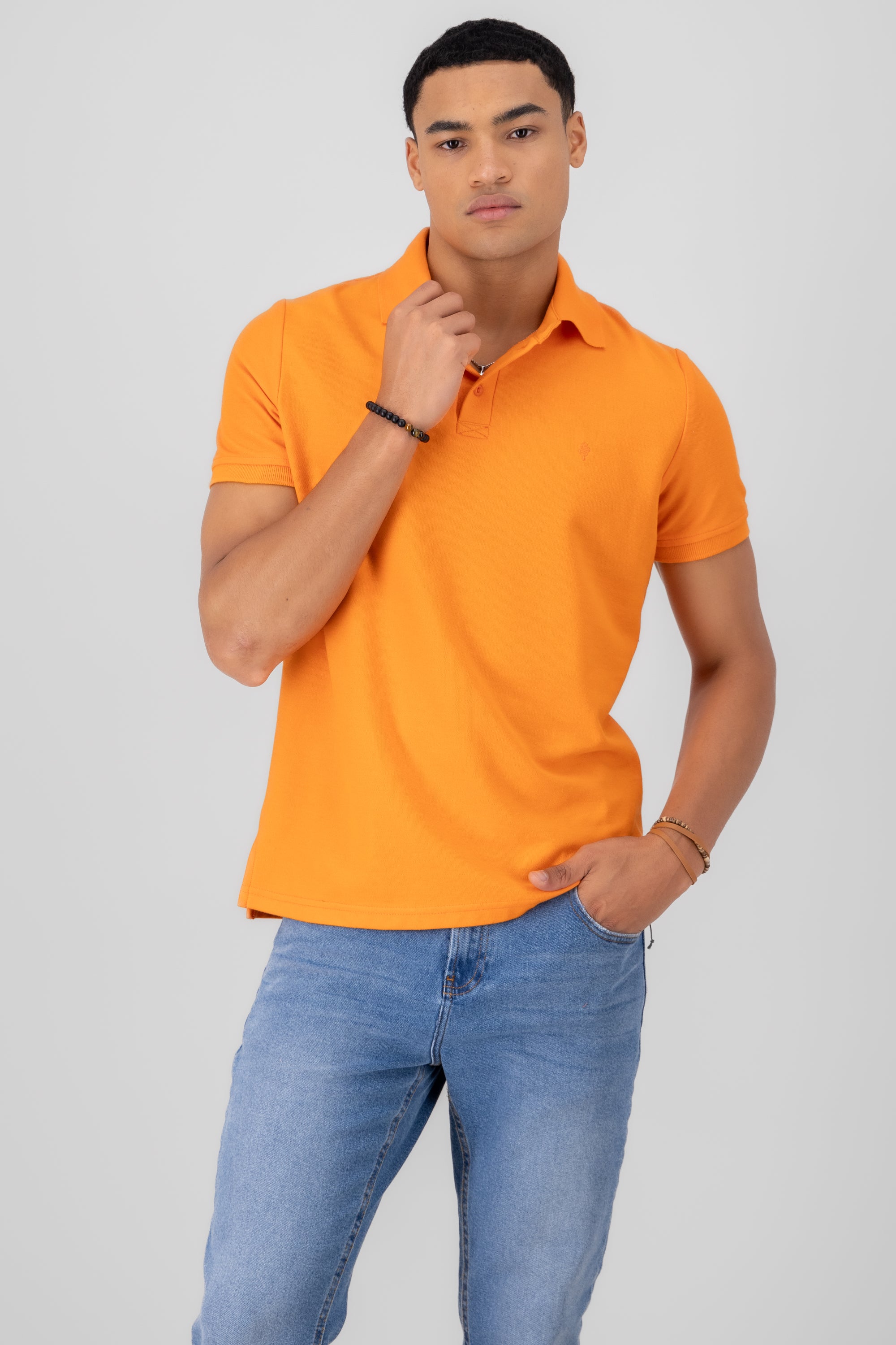 Polo basic serpiente NARANJA