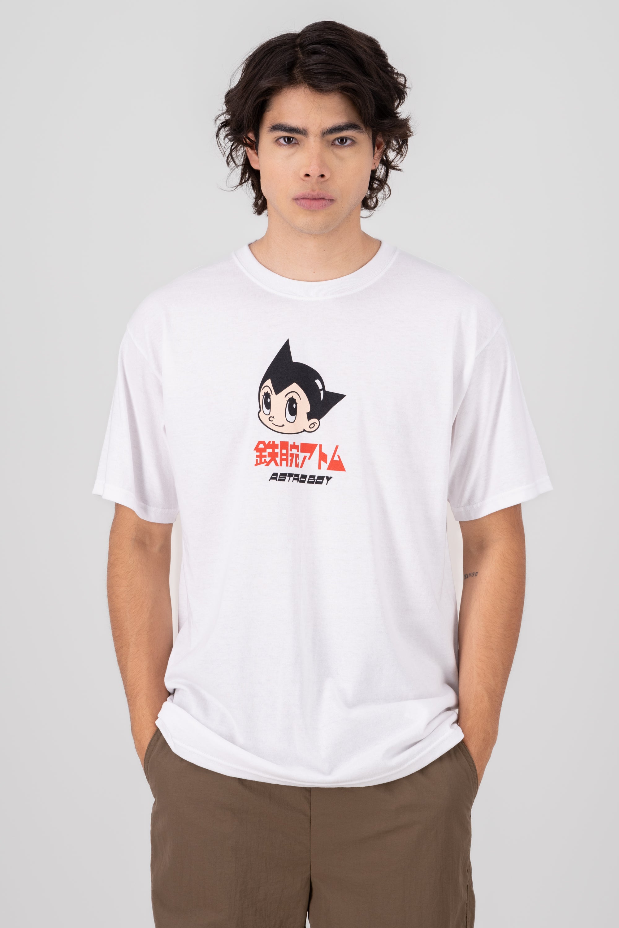 Playera oversized Astro Boy 2.0 BLANCO