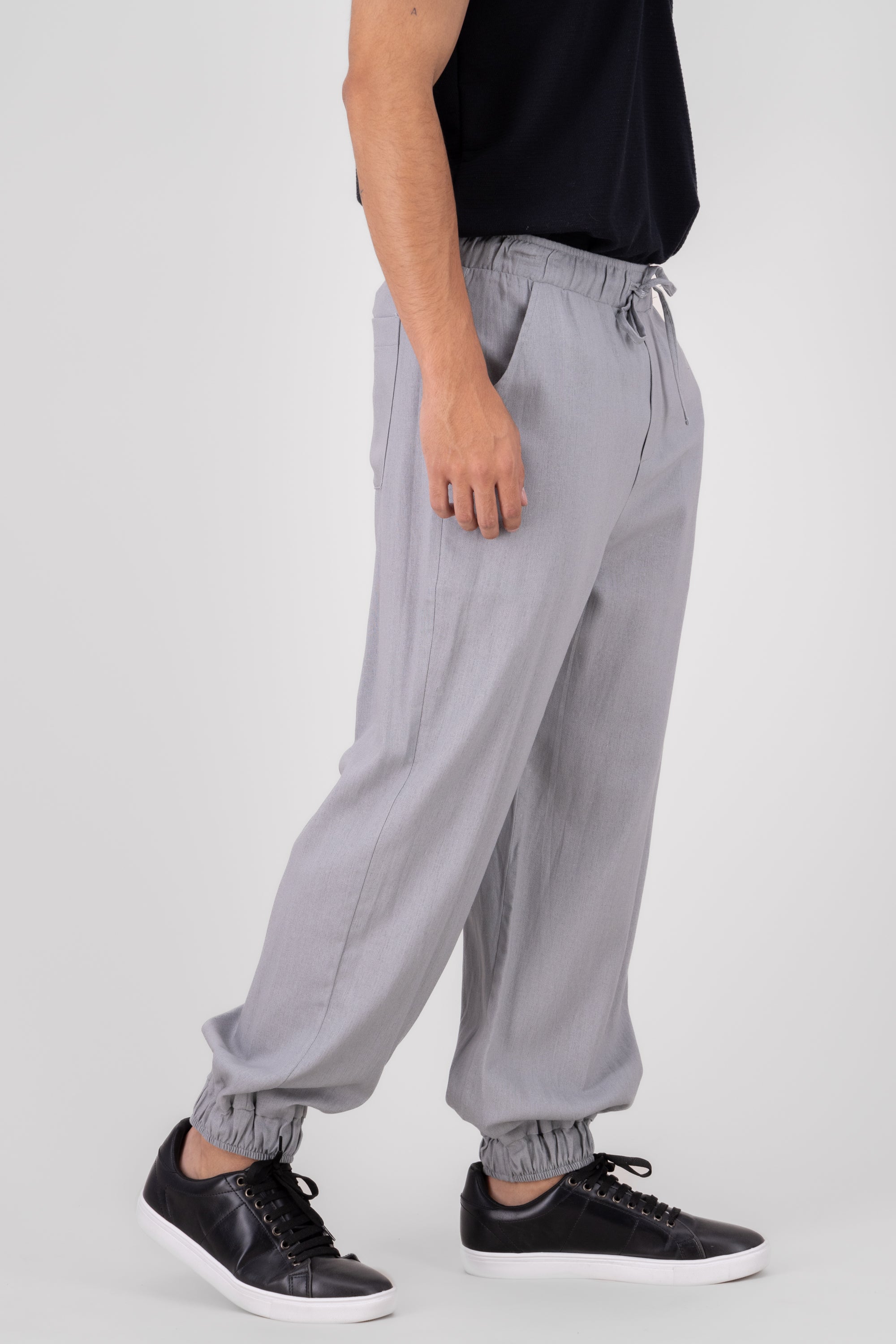 Pantalones lino loose SAGE