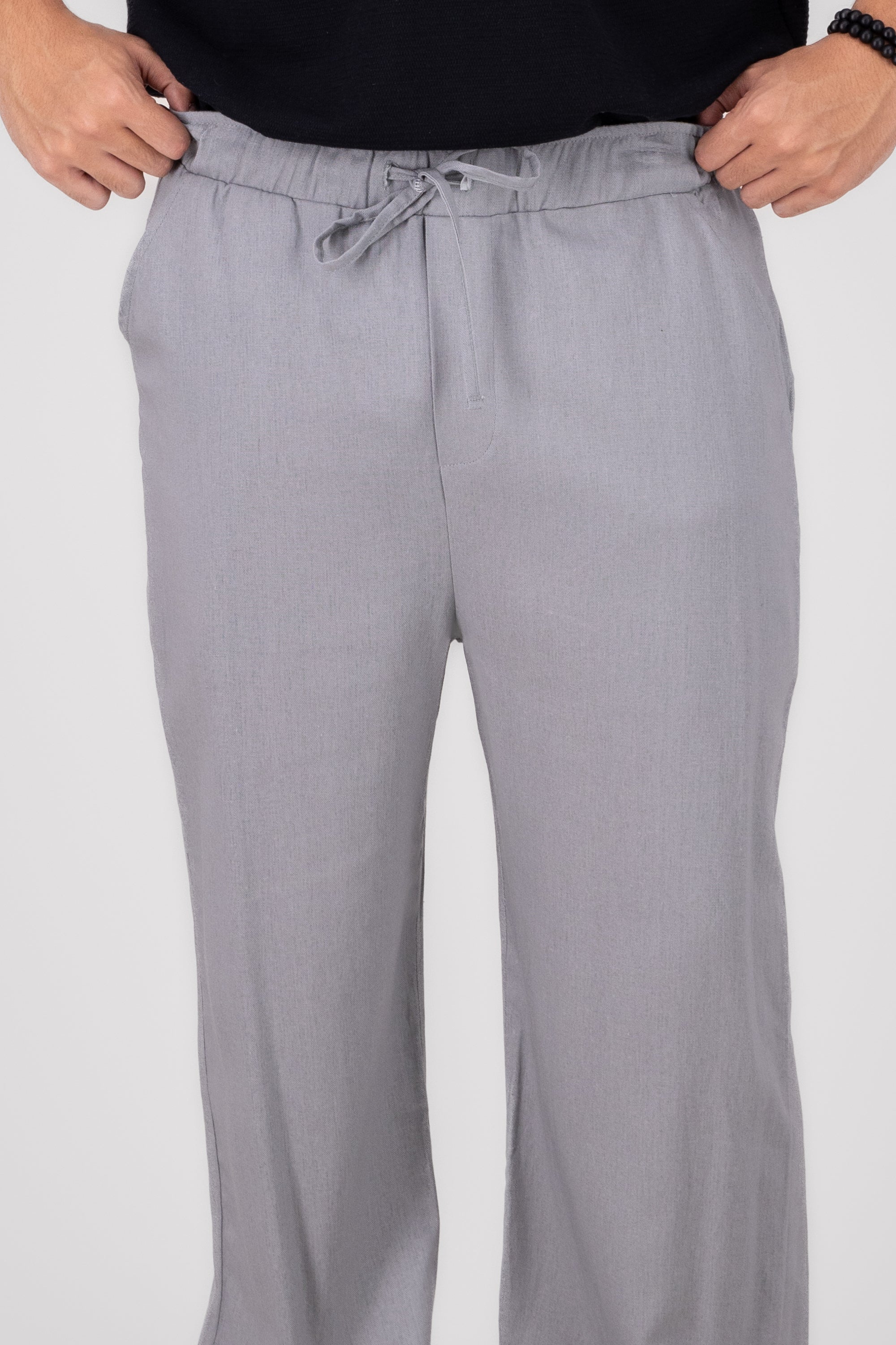 Pantalones lino loose SAGE