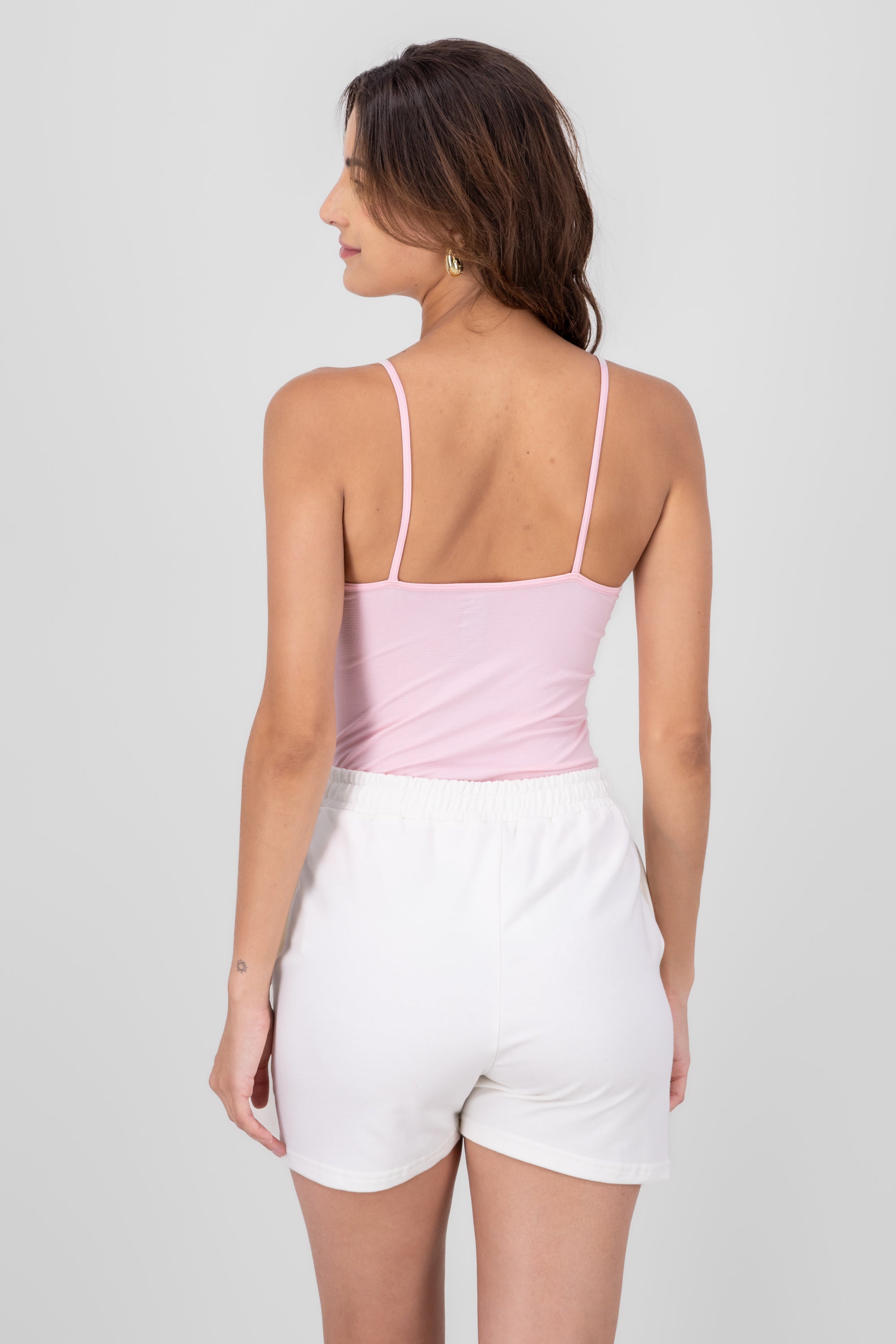 Blusa Ajustada Tirantes ROSA PASTEL