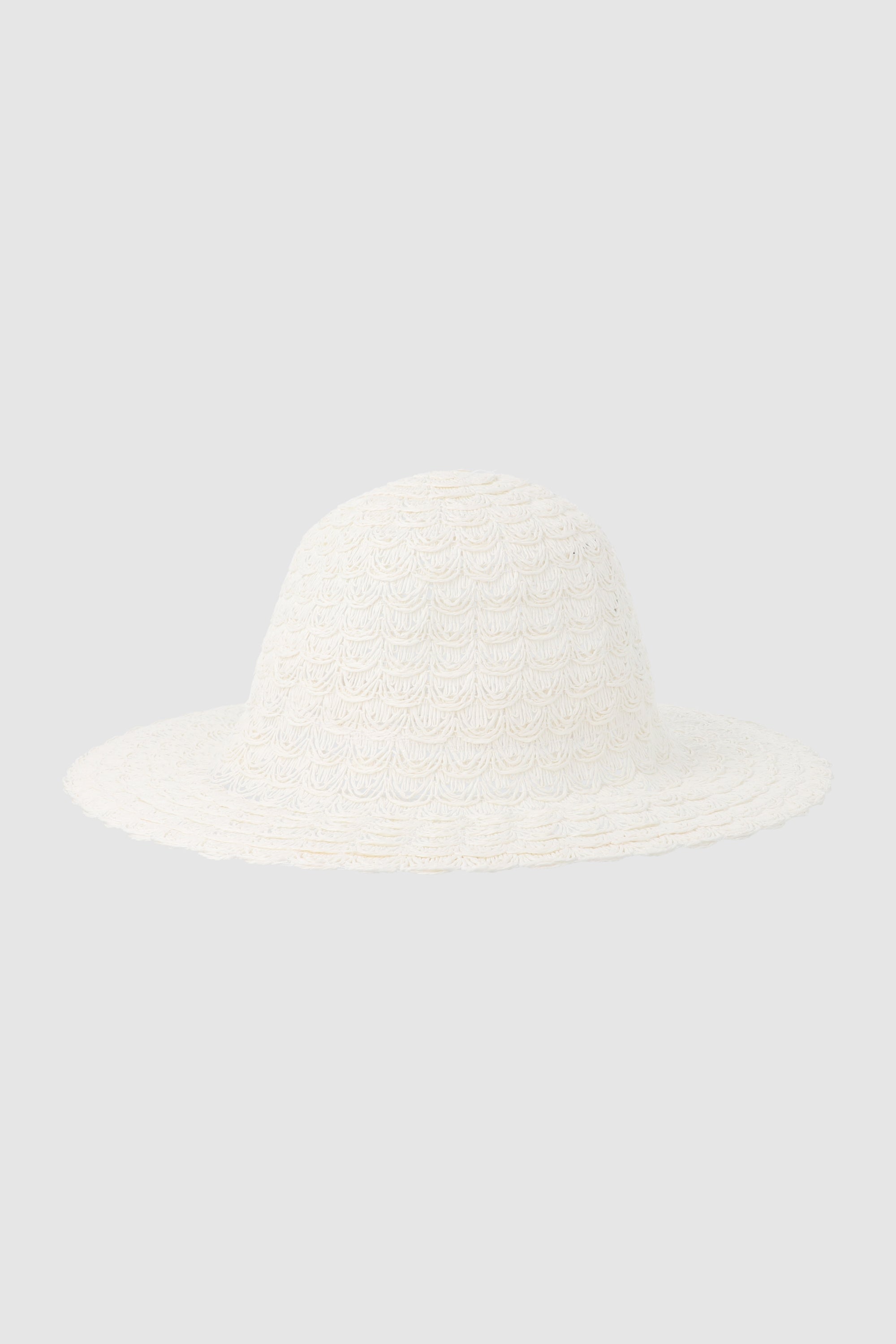 Bucket hat tejido BLANCO