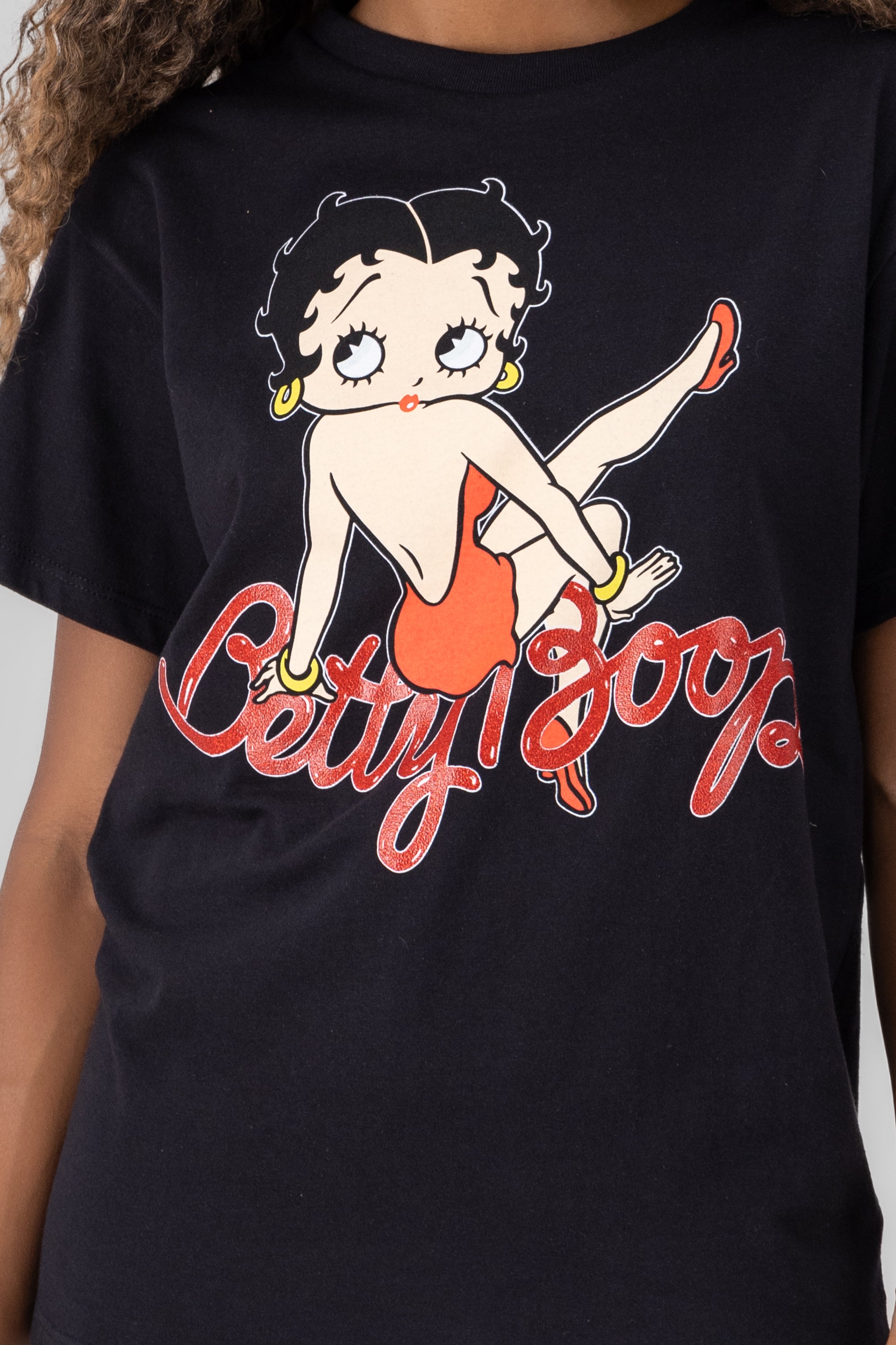 Playera betty boop glossy NEGRO