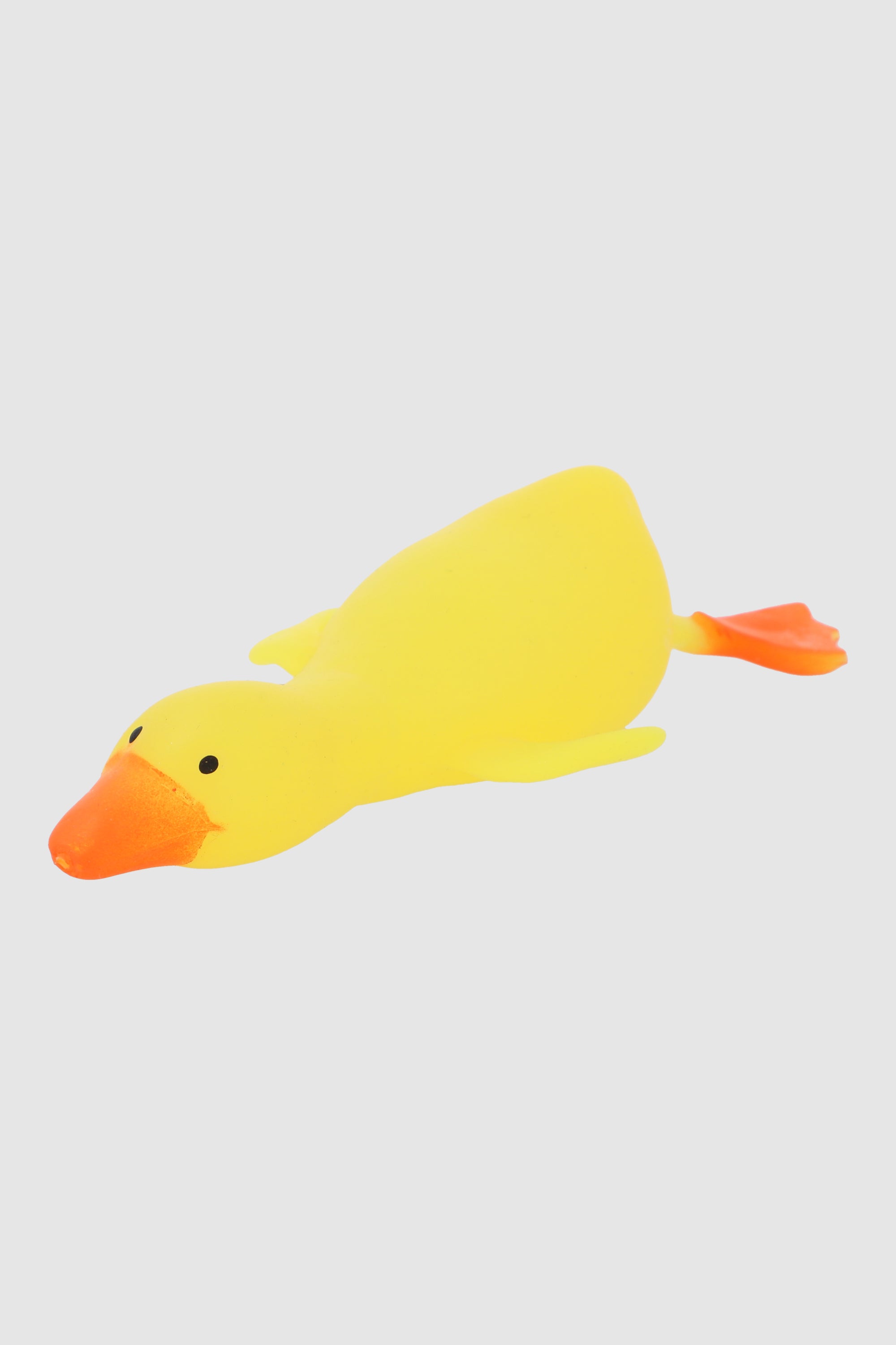 Squishy pato acostado translucido