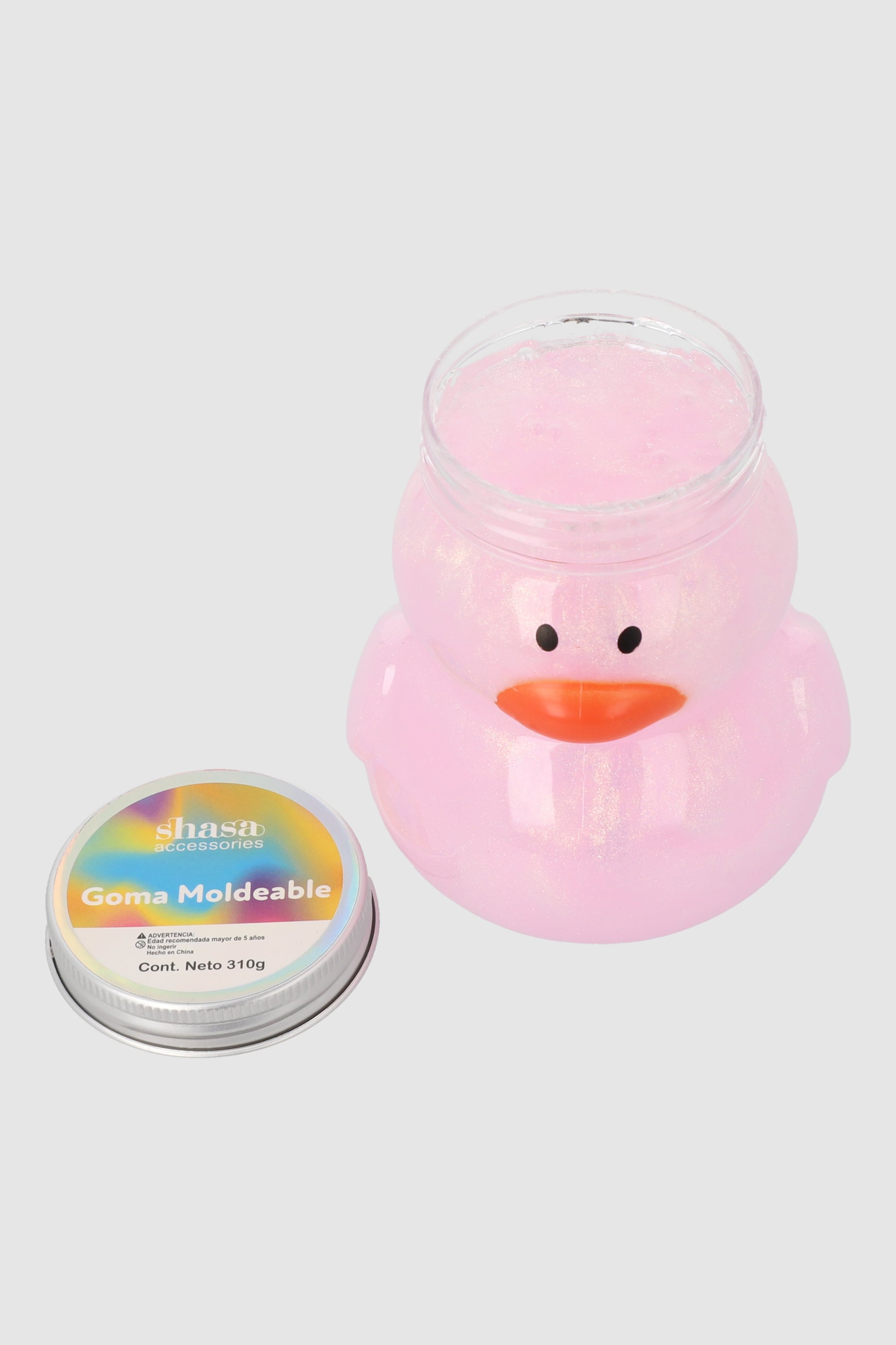 Slime bote patito ROSA