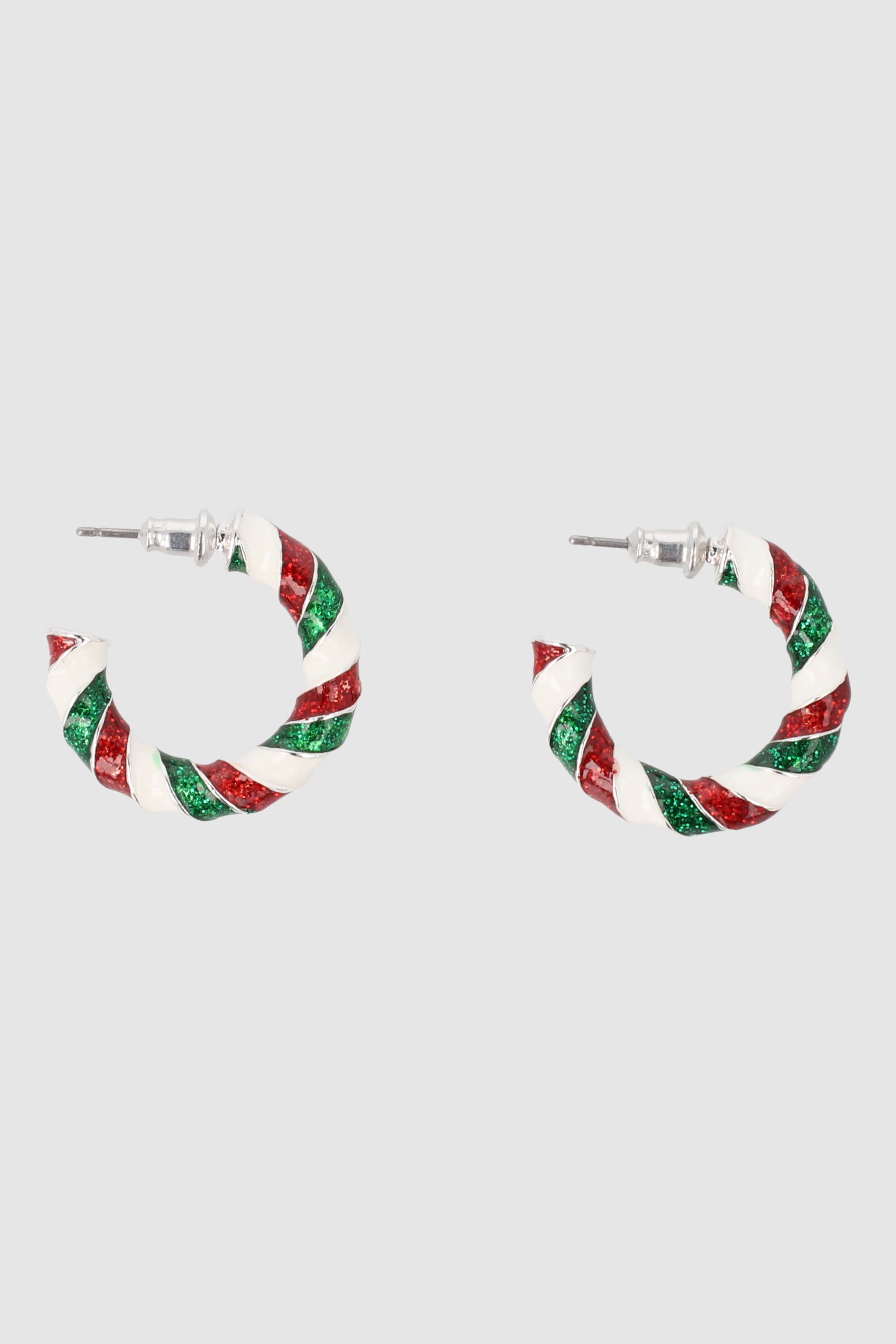 ARRACADAS NAVIDAD TWIST PLATA
